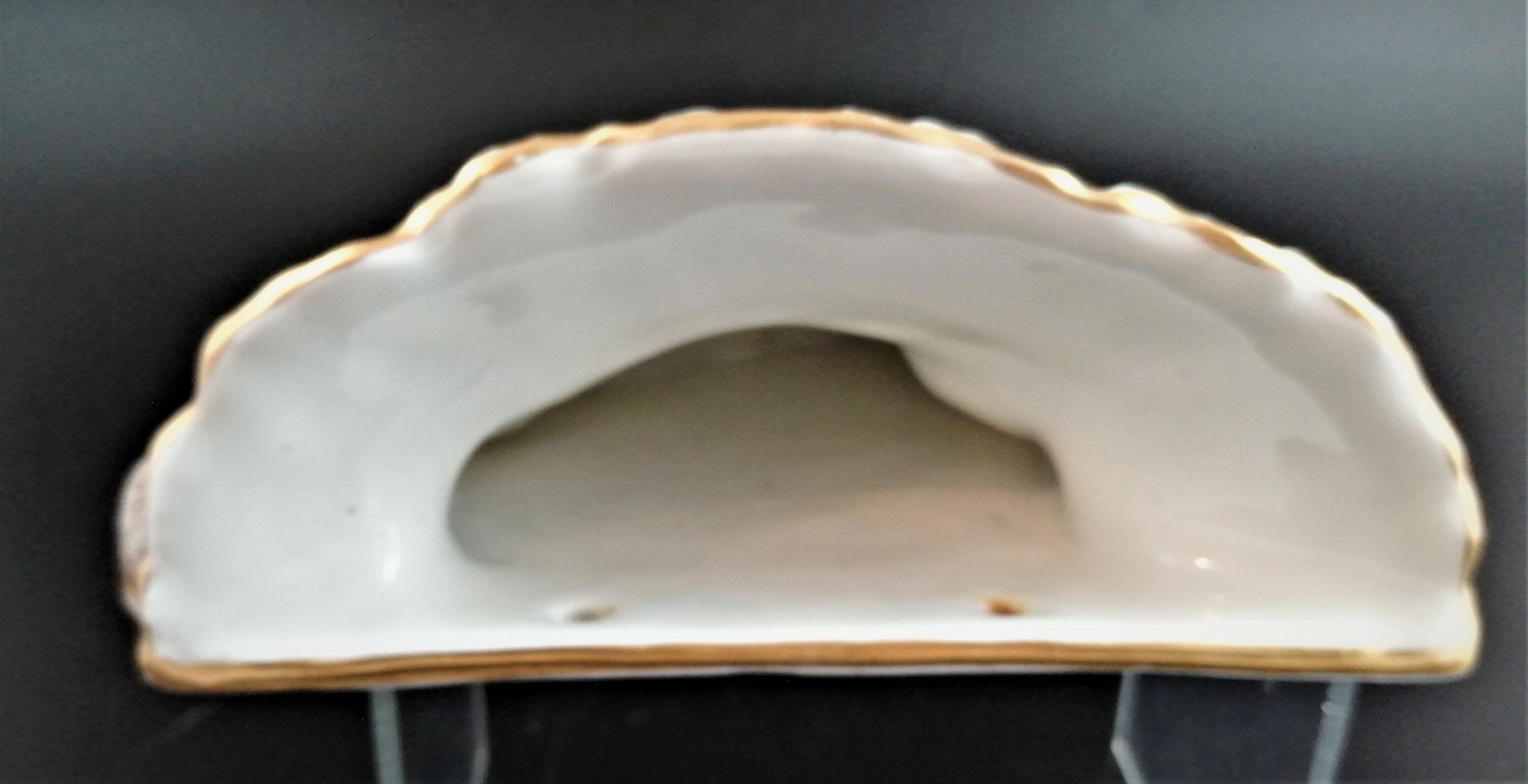 Antique Volkstedt Porcelain Wall Pockets: Relief Cornucopia, 1800s