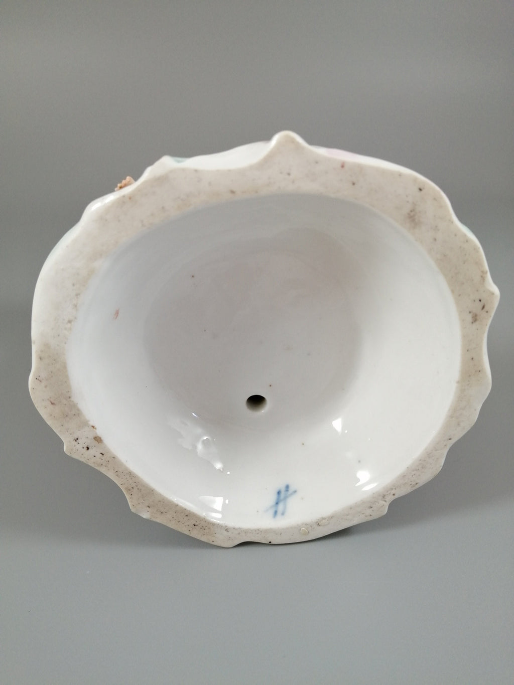 Antique Porcelain Lamp, Sitzendorf, Late 19th C.