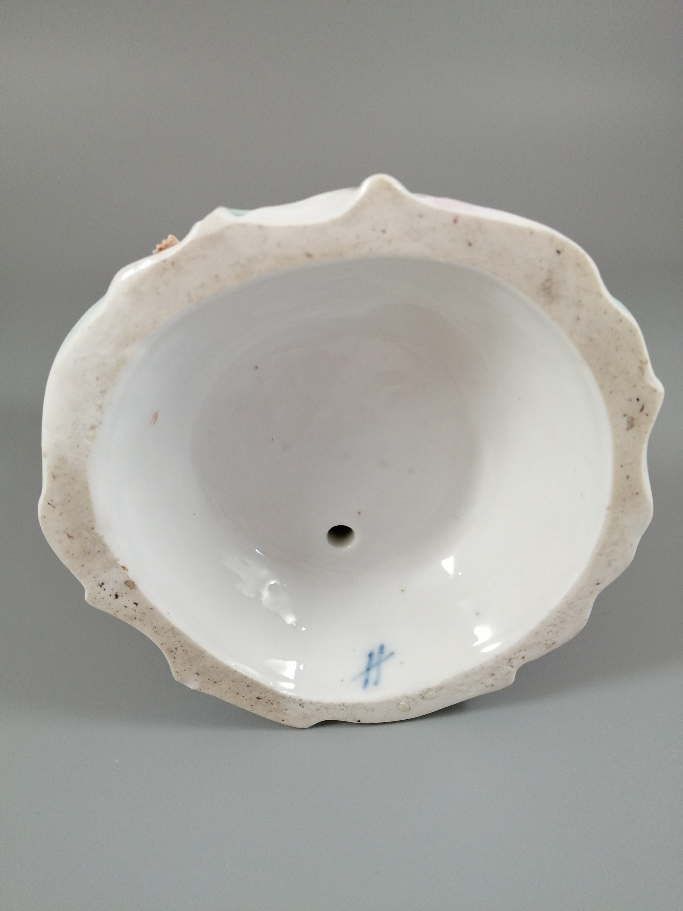 Antique Porcelain Lamp, Sitzendorf, Late 19th C.