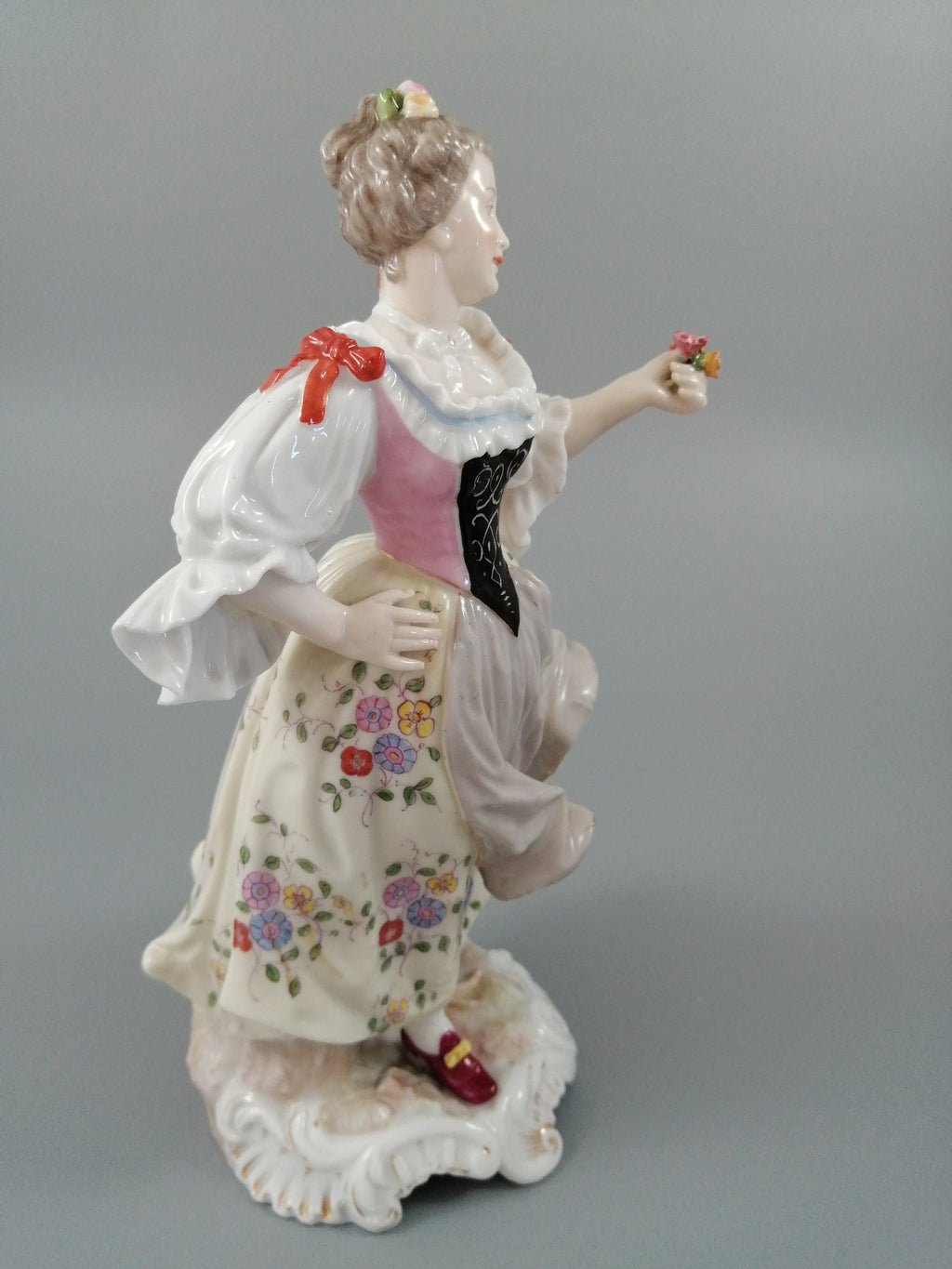 Antique Porcelain Figurine , Rauenstein, 19th C.