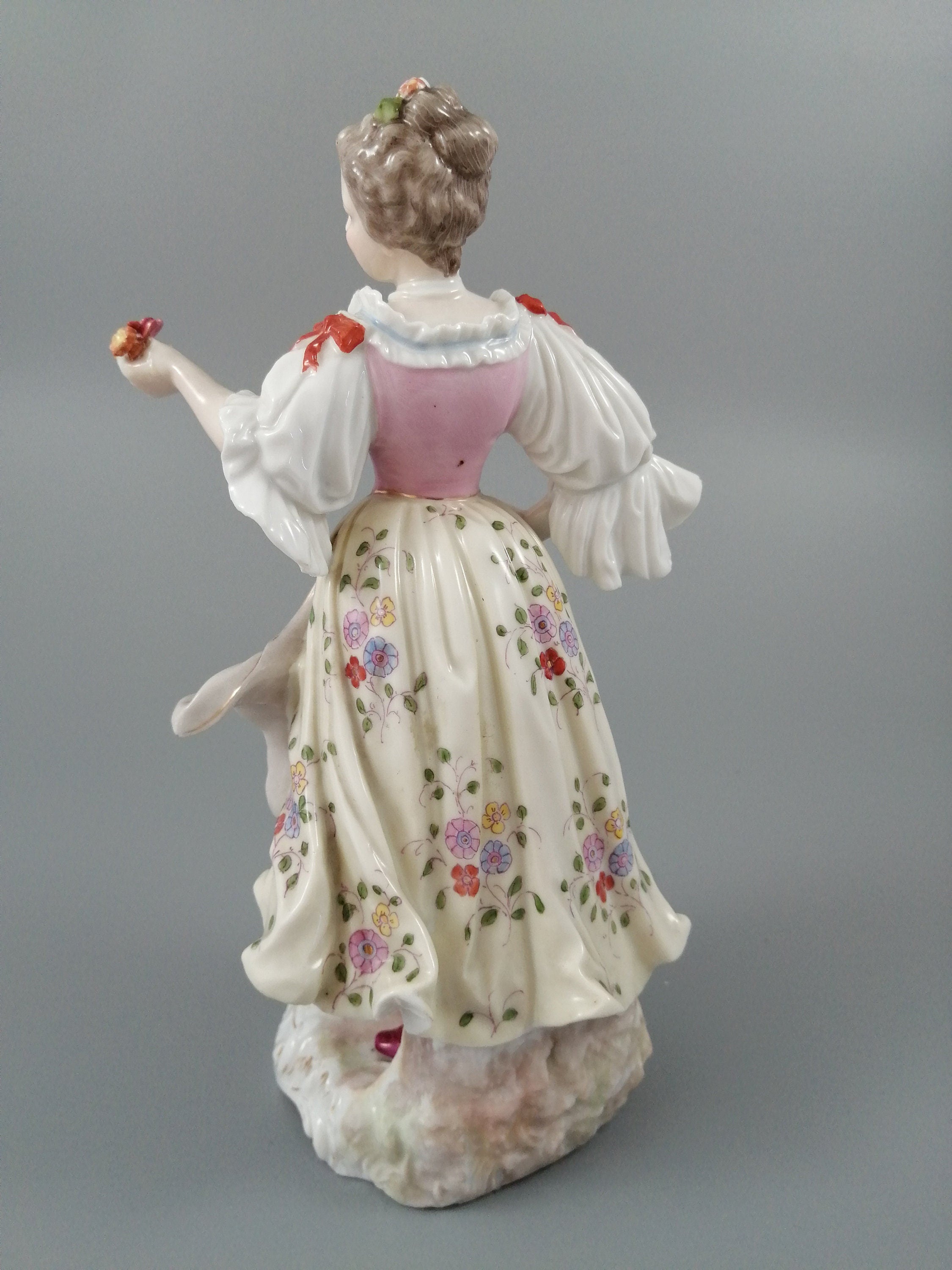 Antique Porcelain Figurine , Rauenstein, 19th C.