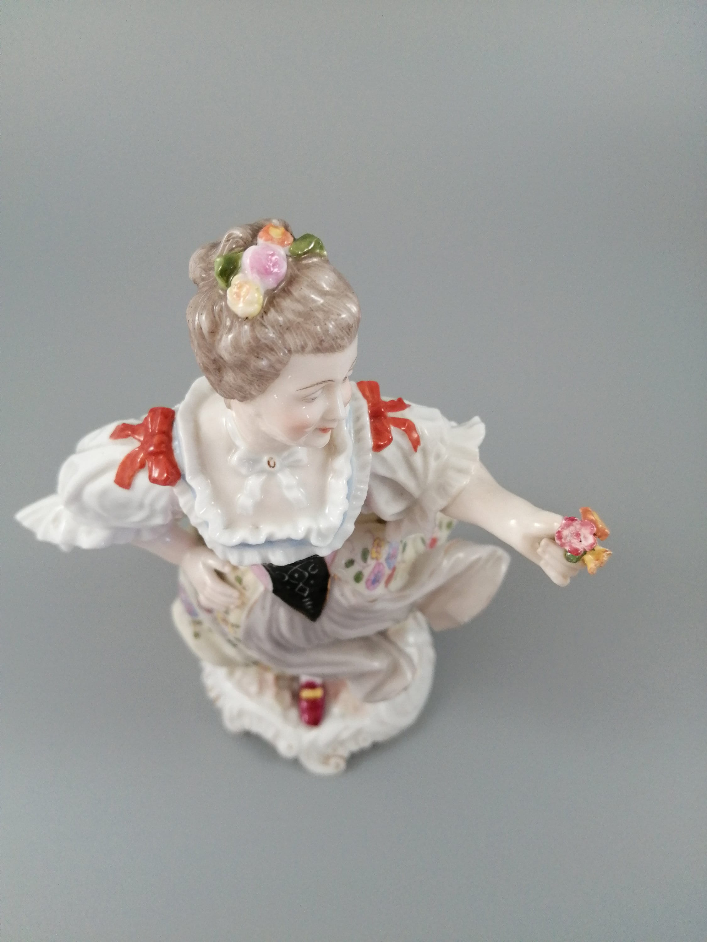 Antique Porcelain Figurine , Rauenstein, 19th C.