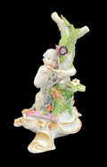 Chelsea Derby Figure of Cupid Kneeling by Tree, c. 1770