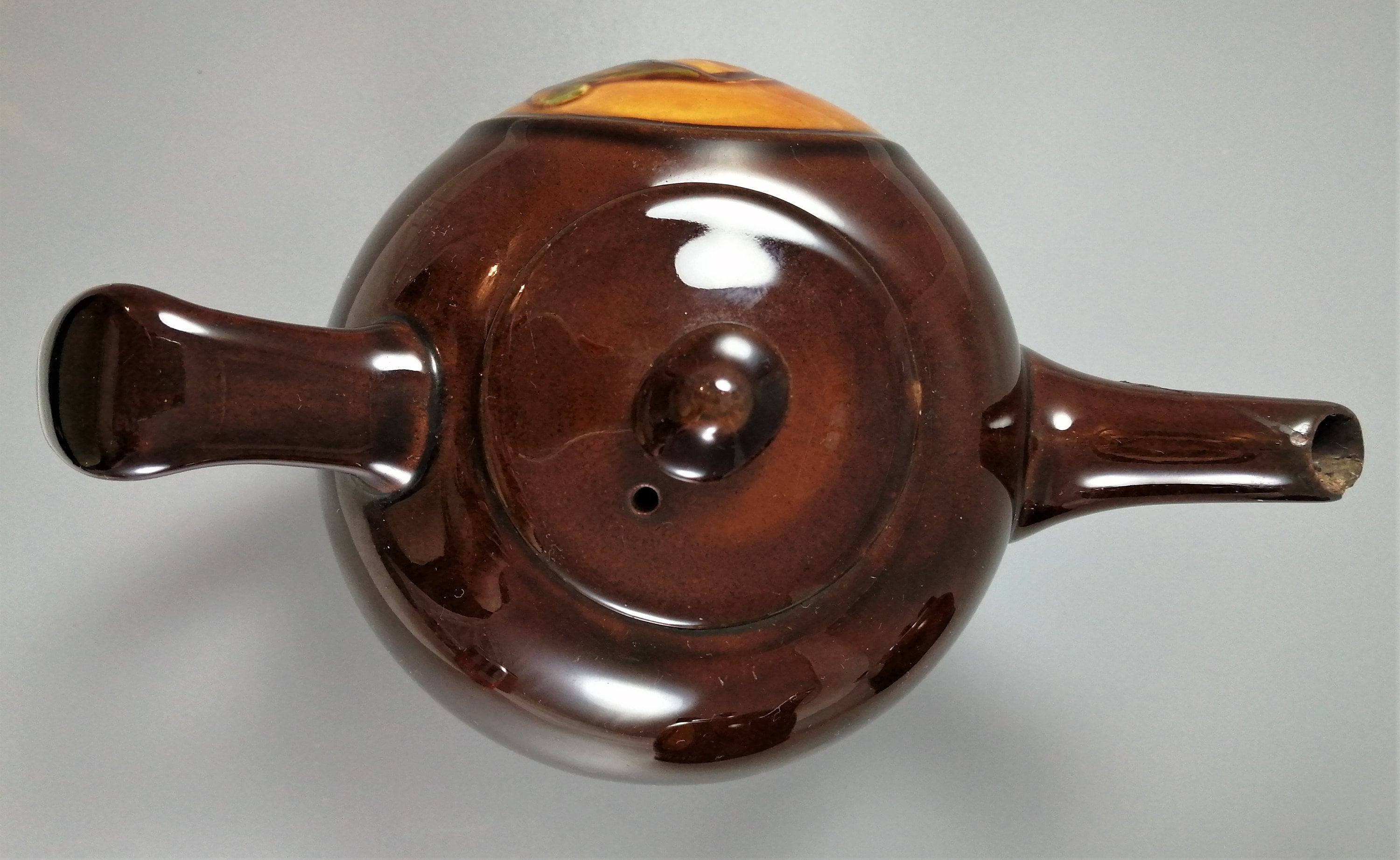 Antique Royal Doulton Kingsware Teapot Trio: Sterling Silver Mounts, Treacleware