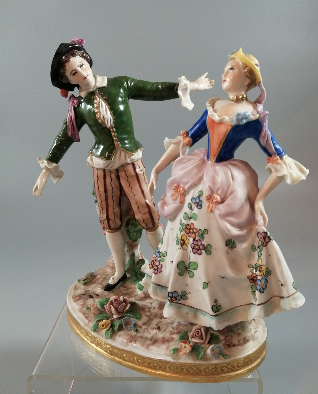 Antique porcelain figurine Sitzendorf,c.1870