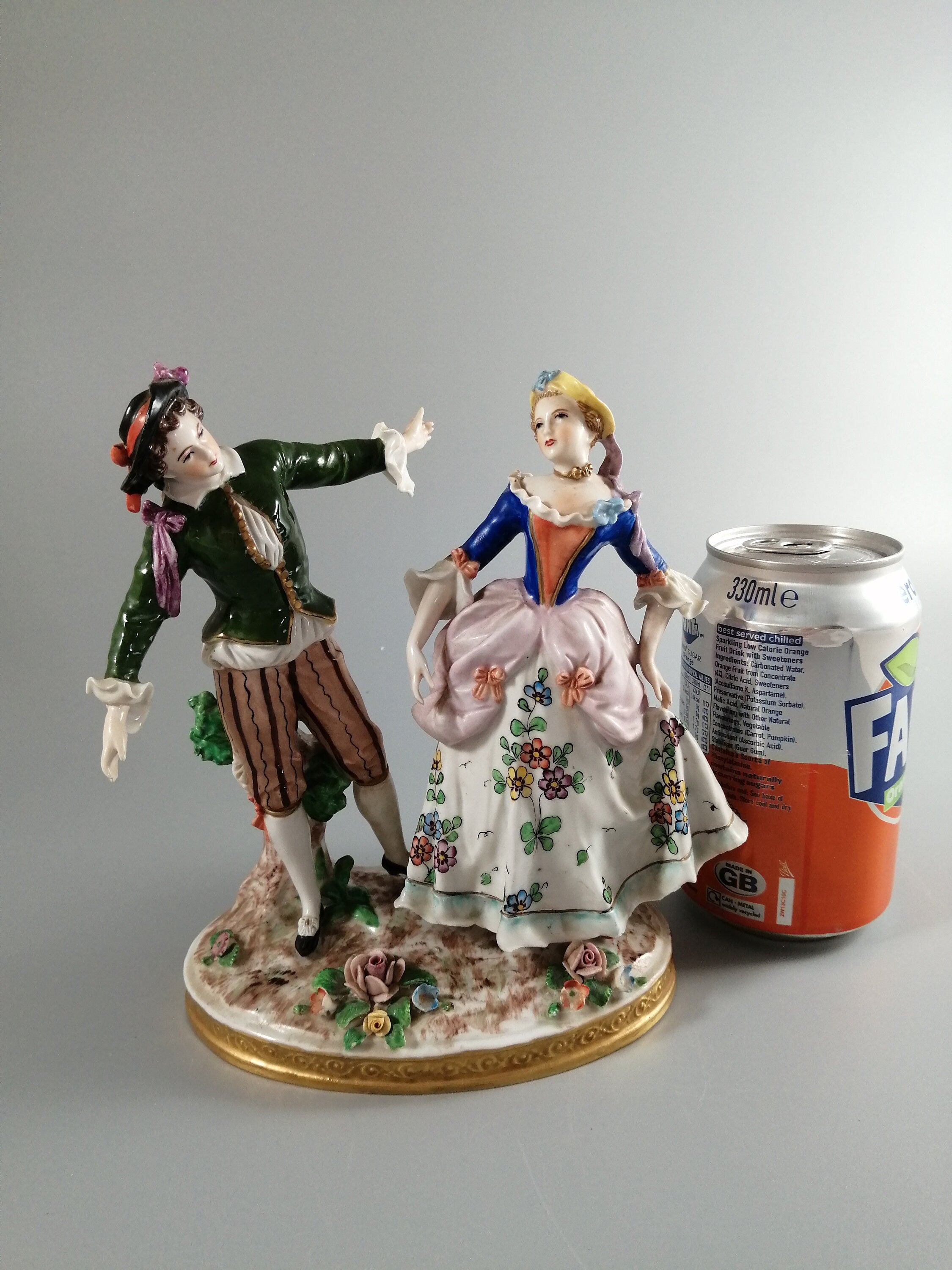 Antique porcelain figurine Sitzendorf,c.1870