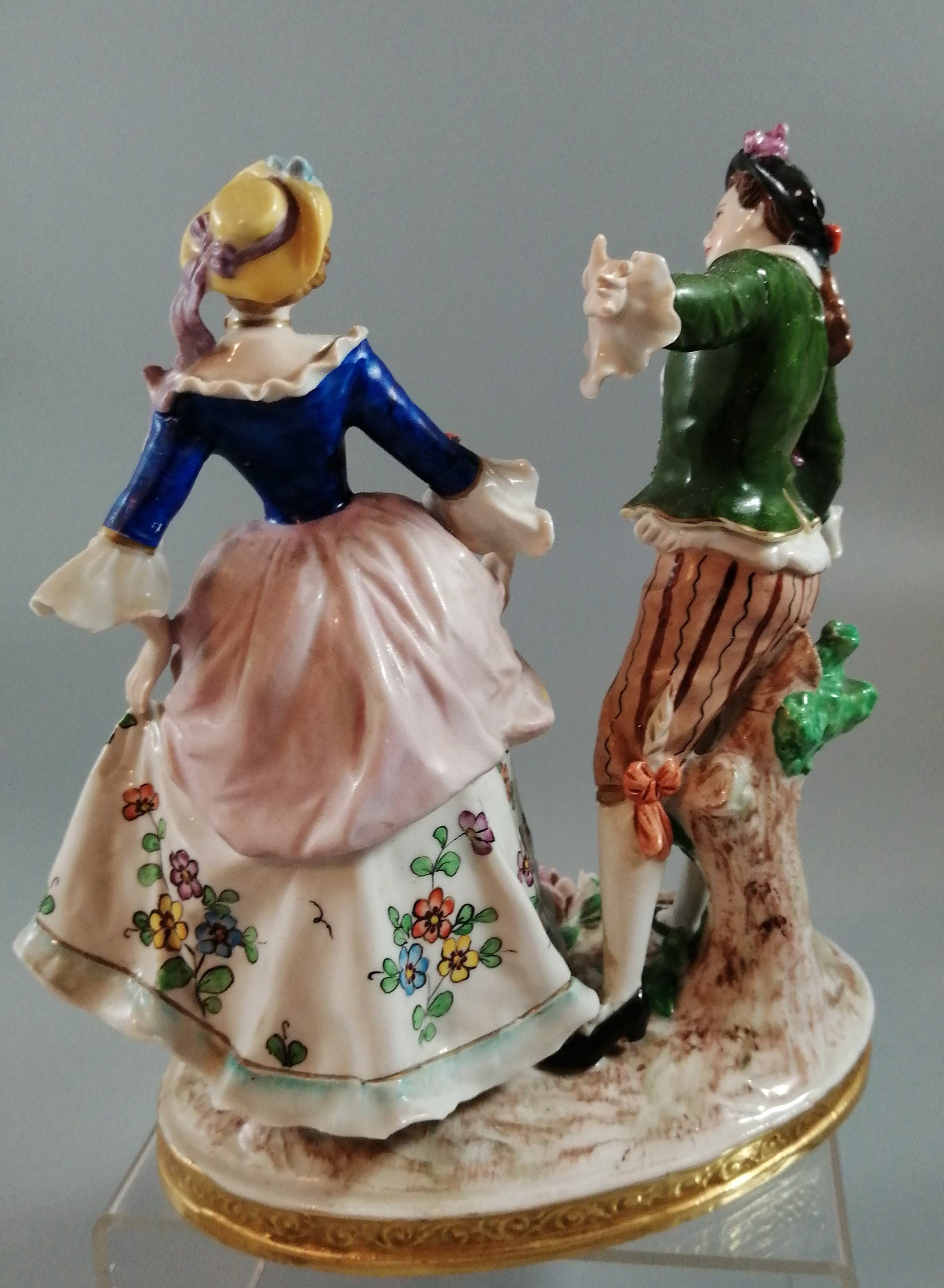 Antique porcelain figurine Sitzendorf,c.1870