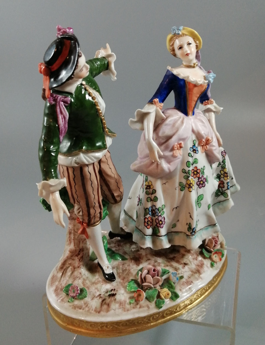 Antique porcelain figurine Sitzendorf,c.1870
