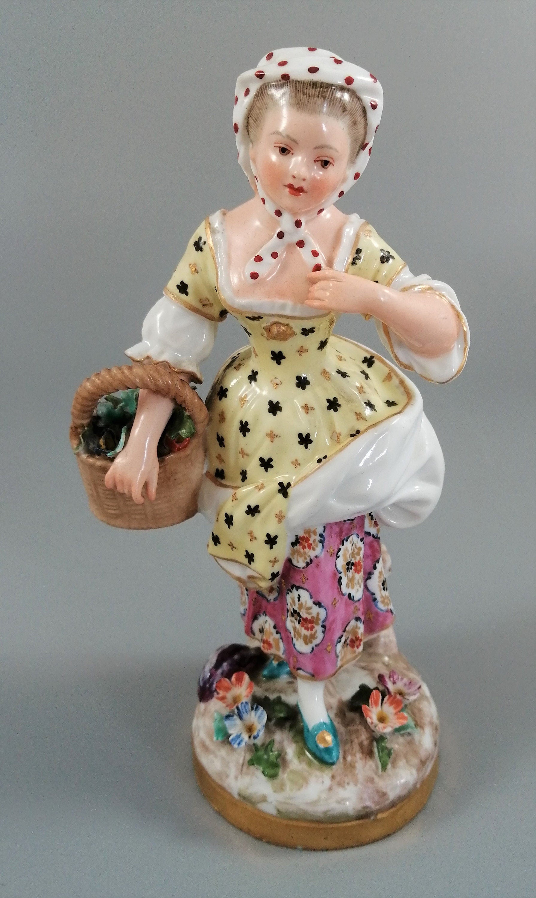 Antique porcelain figurine Samson, Edmé et Cie Paris, Derby style, 19th С