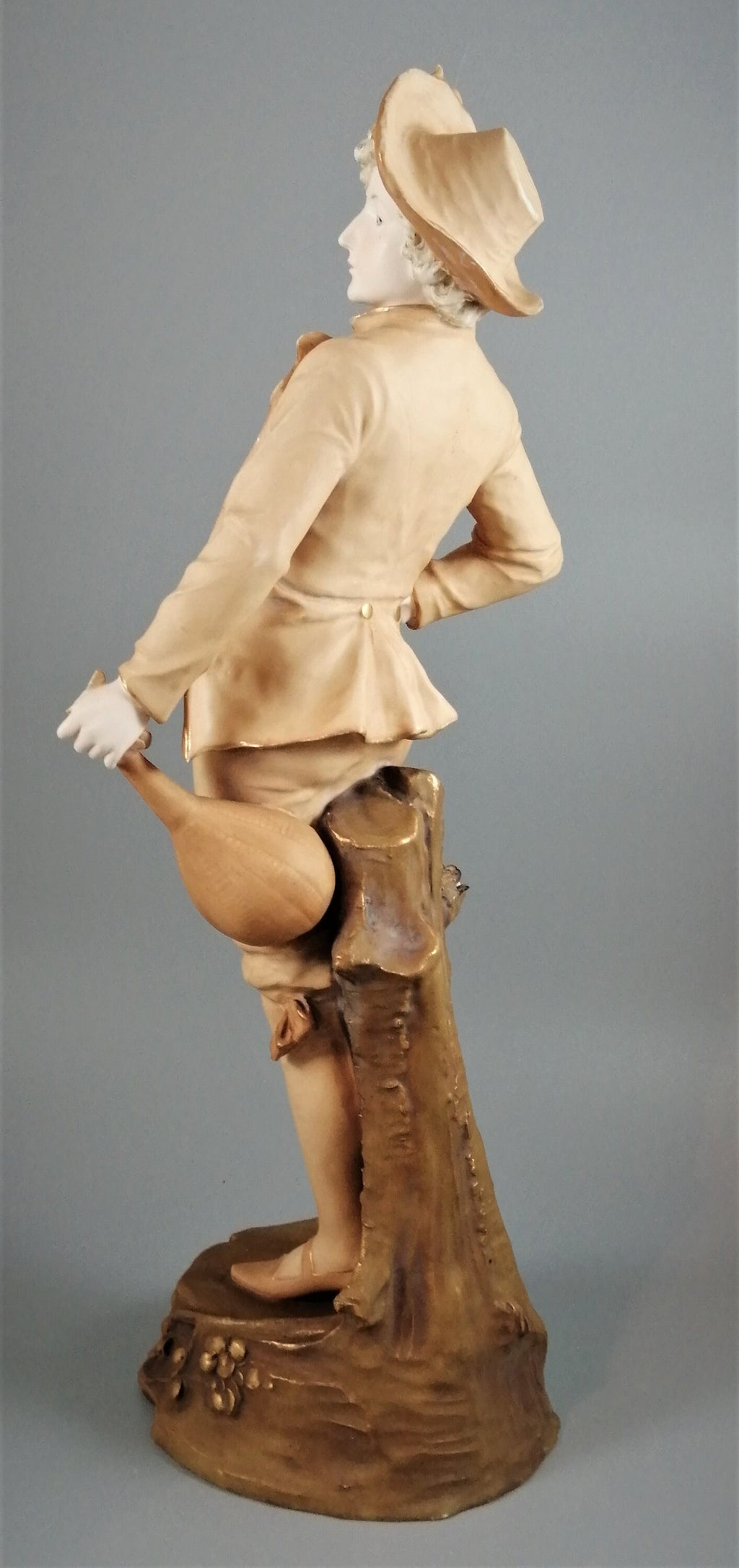 Mandoline Player  for Royal Vienna Ernst WAHLISS