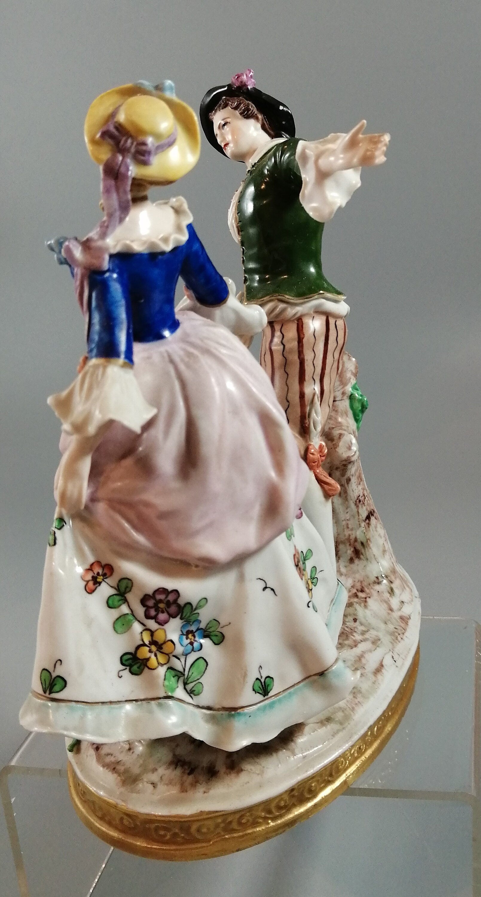 Antique porcelain figurine Sitzendorf,c.1870