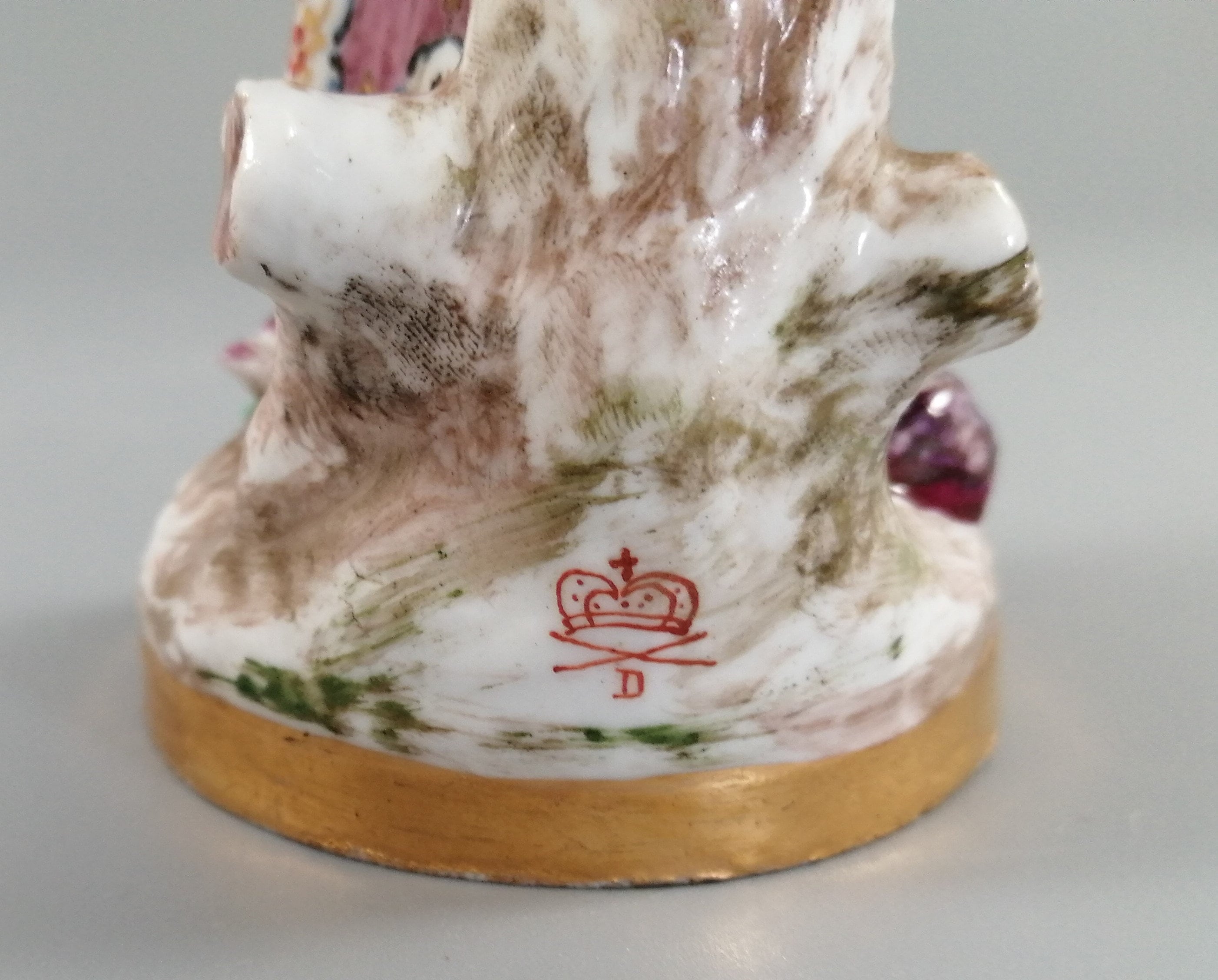 Antique porcelain figurine Samson, Edmé et Cie Paris, Derby style, 19th С