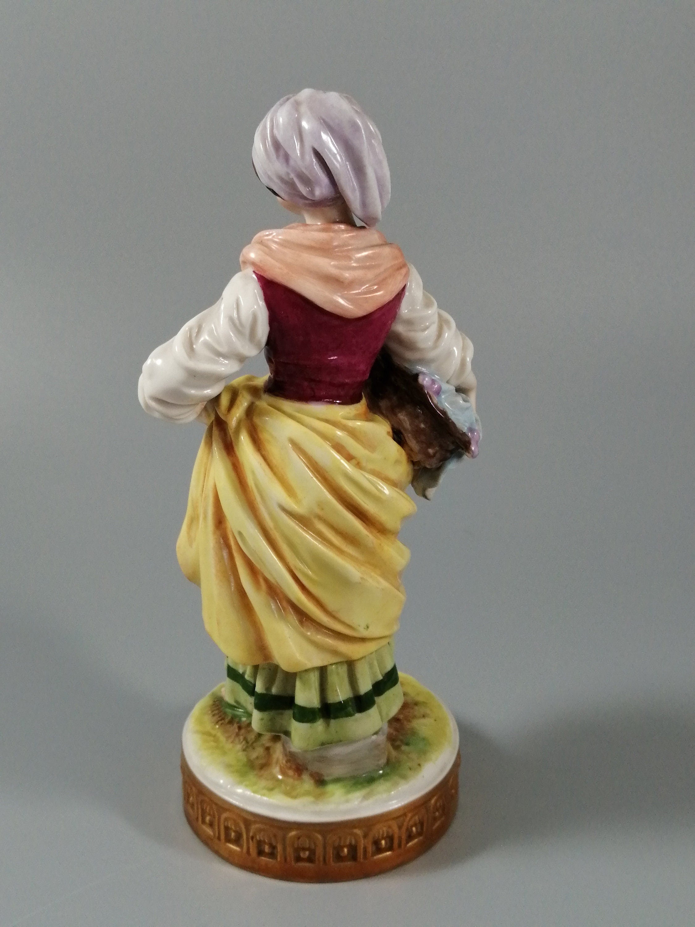 Antique porcelain figurine , Capodimonte, 19th century
