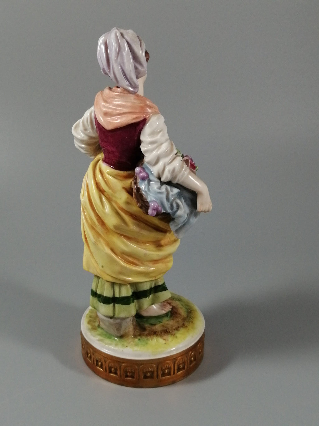 Antique porcelain figurine , Capodimonte, 19th century