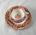 Antique chinoiserie set, tea cup,saucer and dessert plate,Williamson & Sons