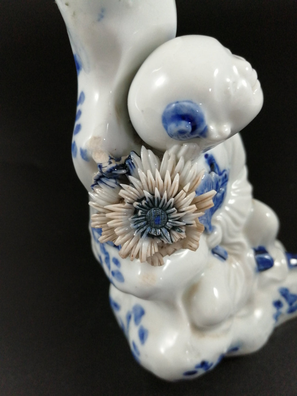 Antique Japanese Hirado porcelain figurine