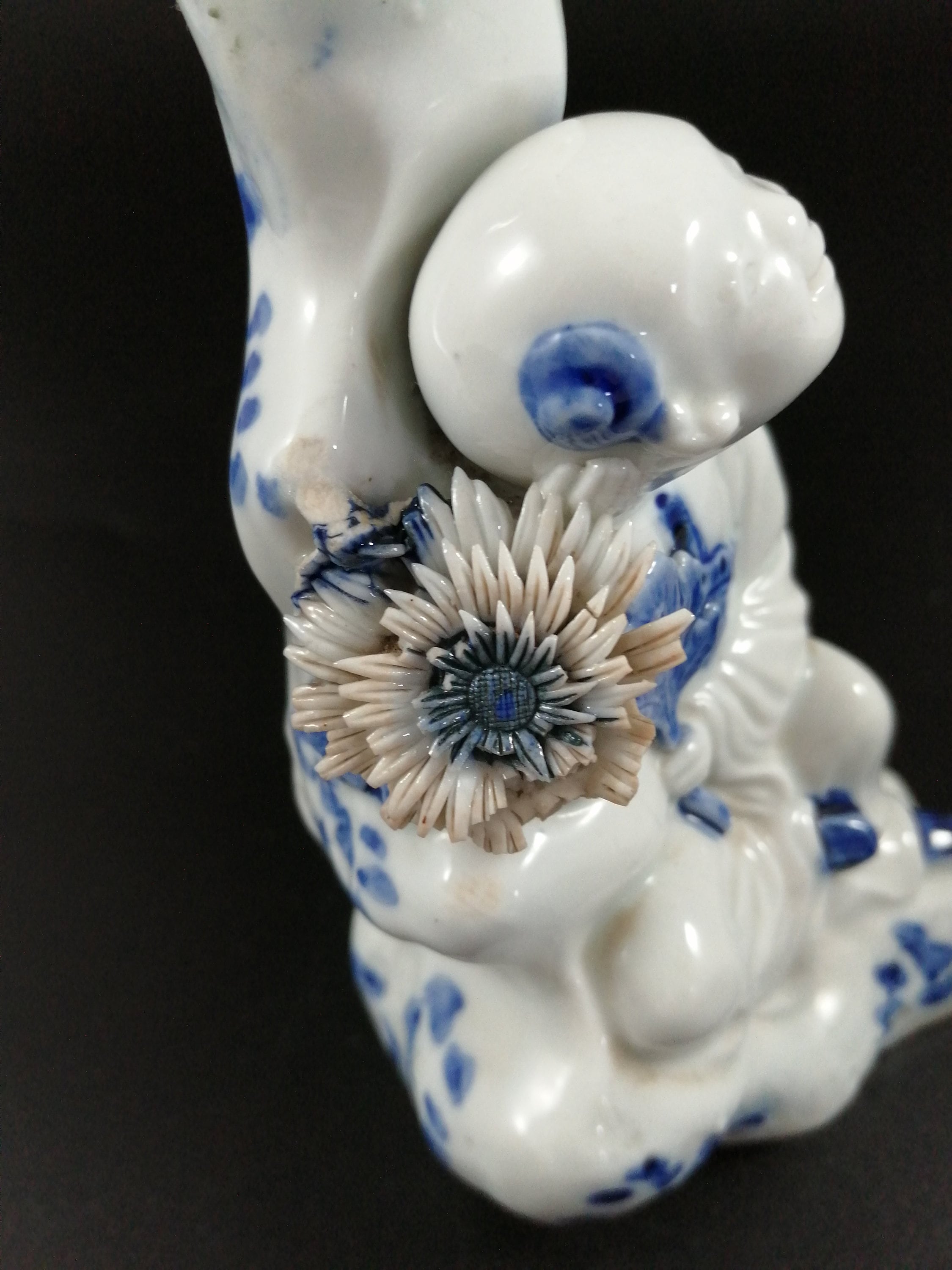 Antique Japanese Hirado porcelain figurine