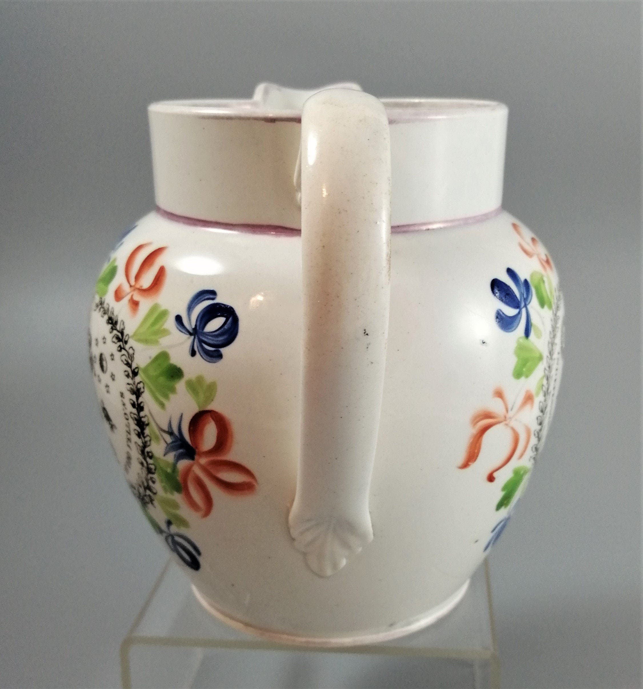 Antique jug with Masonic designs, Independent Order of Odd Fellows .Rare