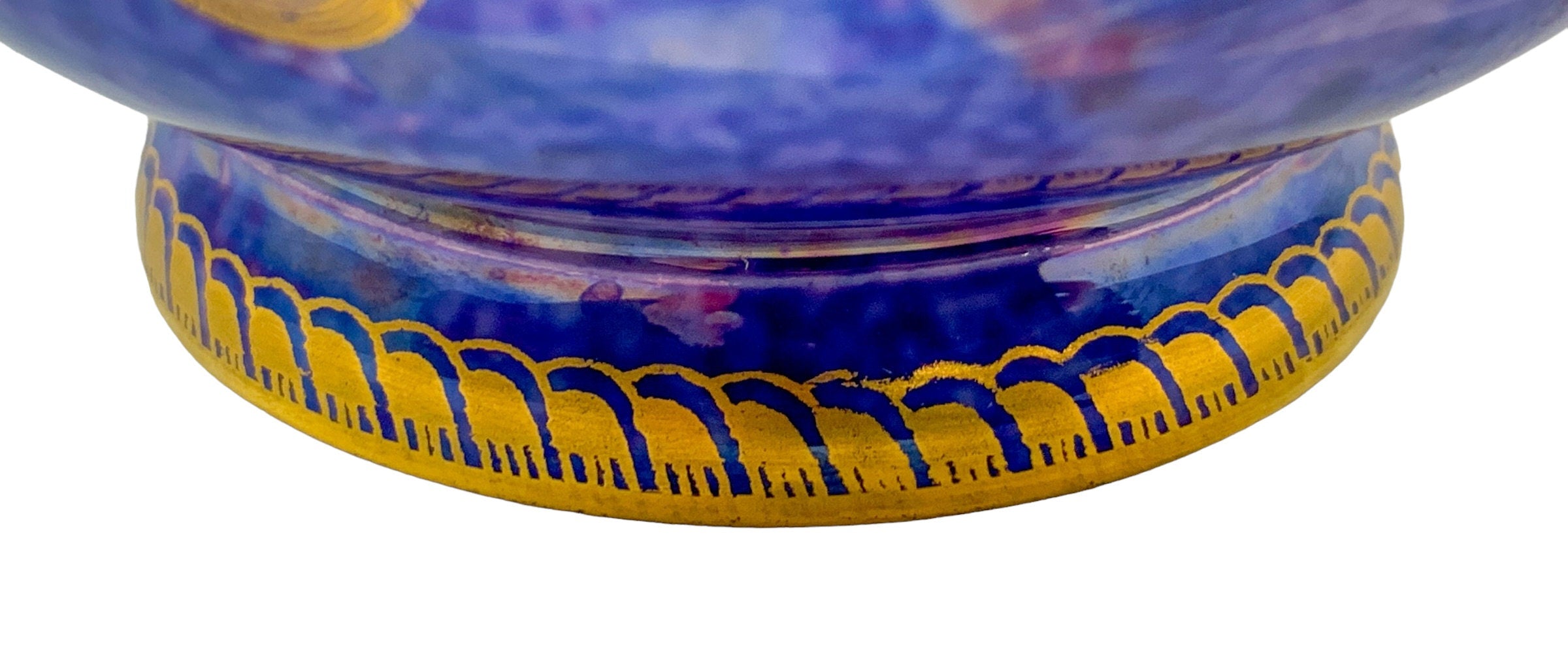 Blue Fruit lustre bowl ,Wedgwood ,designed by Daisy Makeig-Jones circa 1929