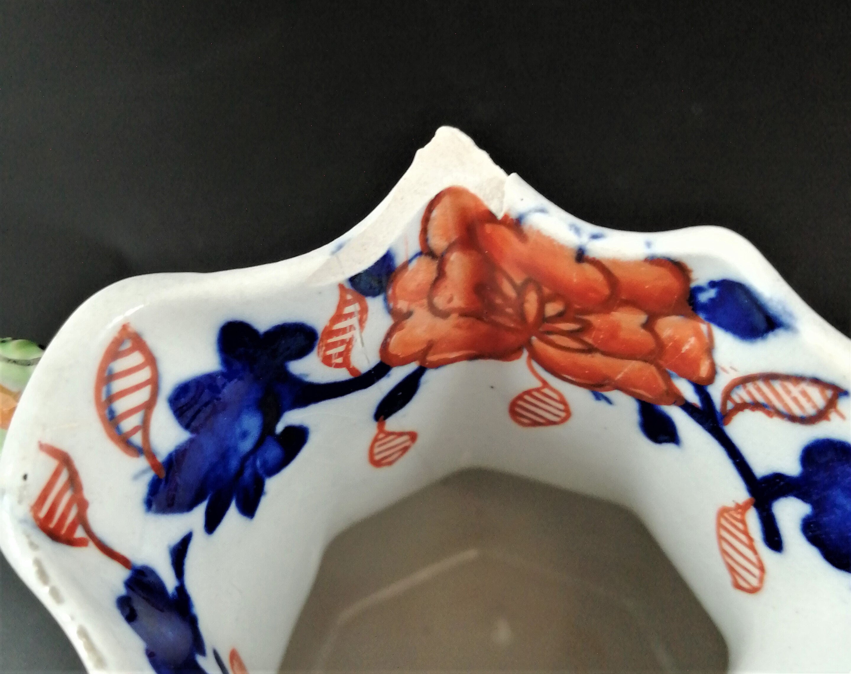 Mason's Patent Ironstone China 'Japan Basket' Hydra Jug c1830