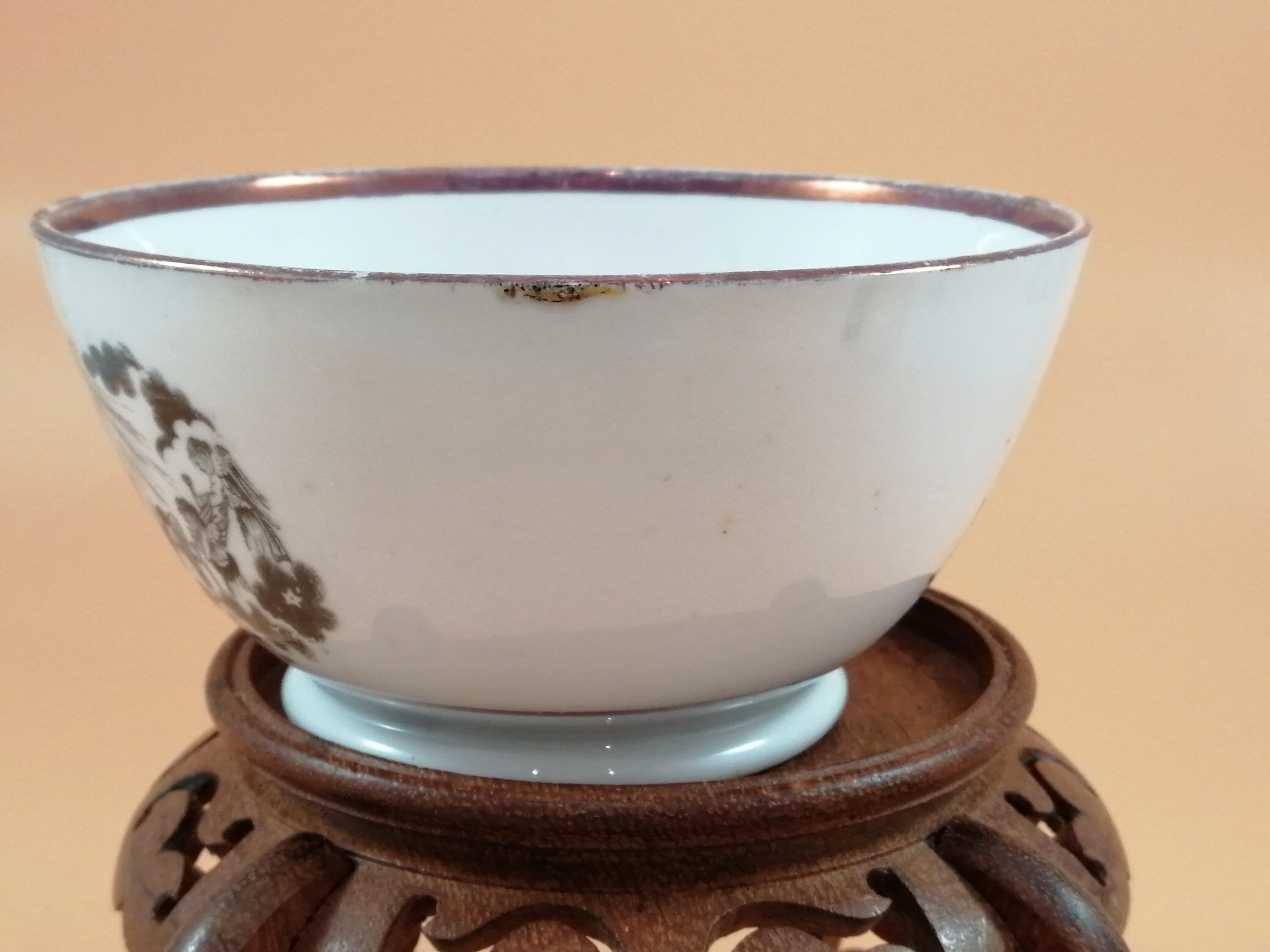 Rare 1817 Princess Charlotte Memorial Bowl: Antique Staffordshire Lustreware