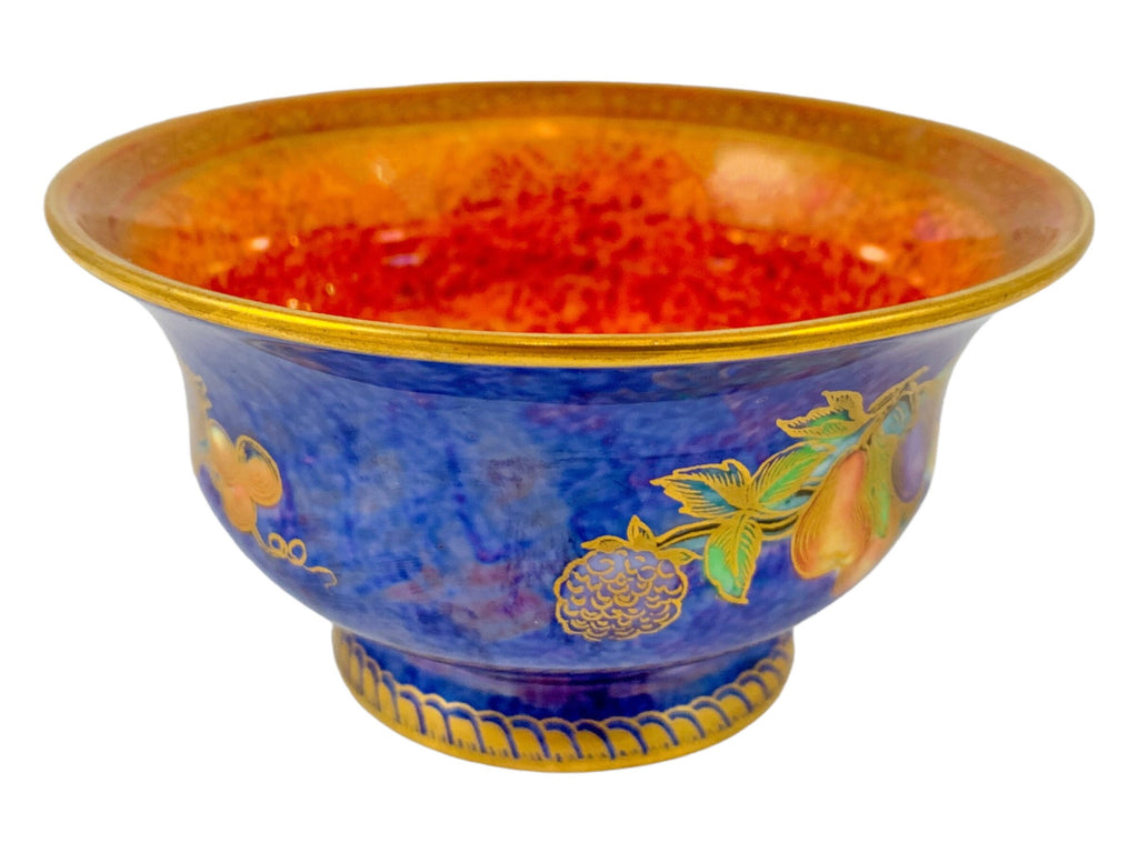Blue Fruit lustre bowl ,Wedgwood ,designed by Daisy Makeig-Jones circa 1929