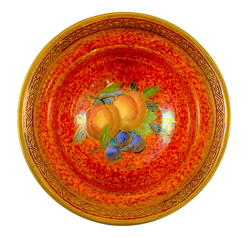 Blue Fruit lustre bowl ,Wedgwood ,designed by Daisy Makeig-Jones circa 1929