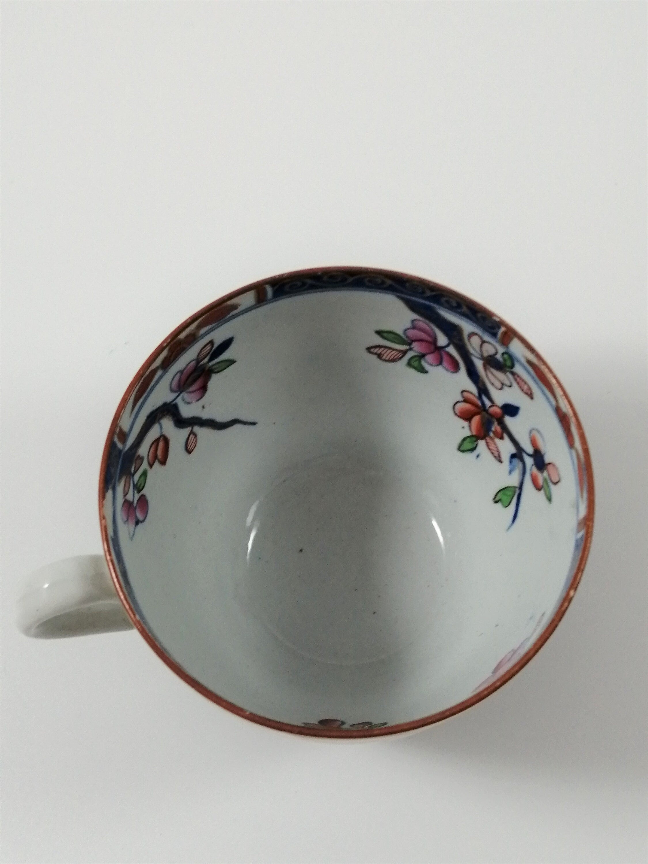 Antique Spode Tea Cup: Tobacco Leaf Pattern, Georgian Porcelain, c. 1810
