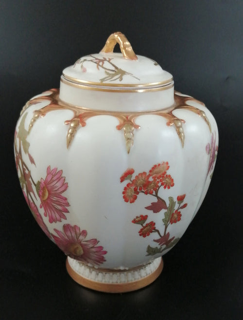 A Royal Worcester jar and cover for Stonier & Co., Liverpool, 'The Stuart',1889