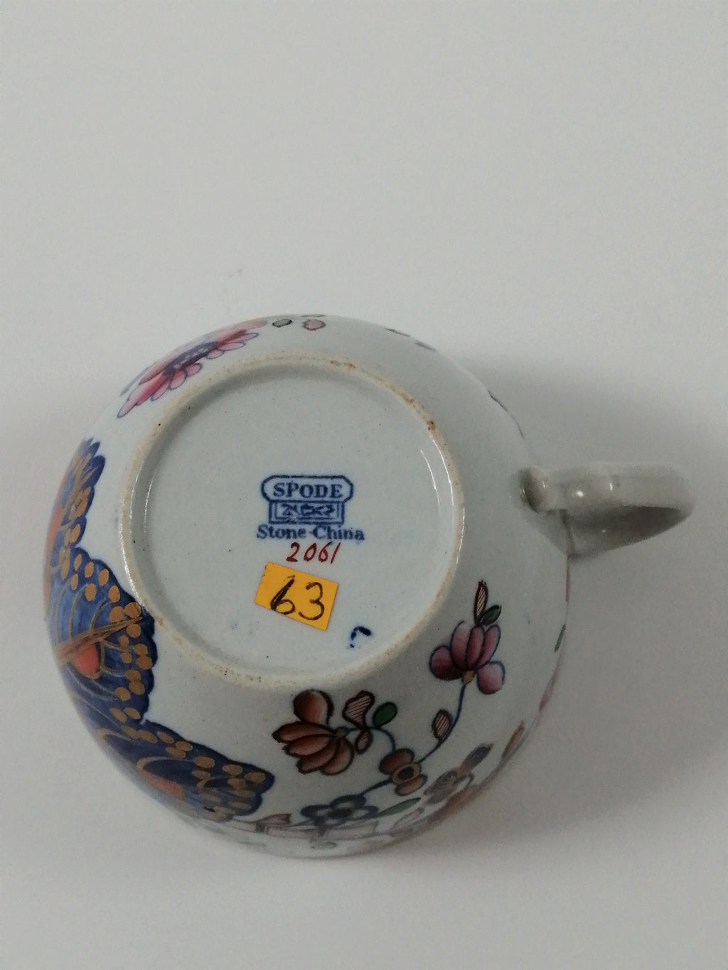 Antique Spode Tea Cup: Tobacco Leaf Pattern, Georgian Porcelain, c. 1810