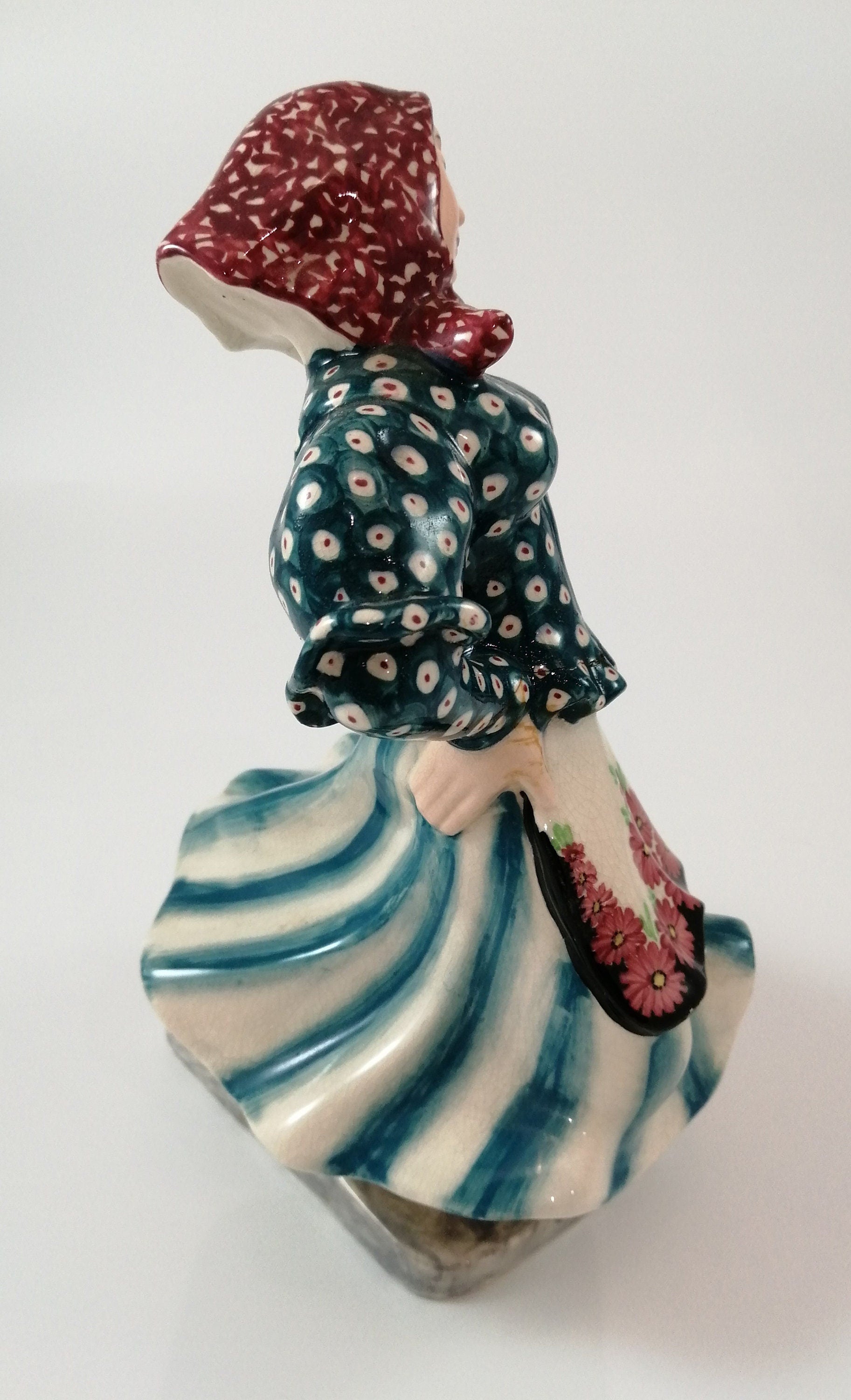 Goldscheider Cossack Figurines: Art Deco Staffordshire Pottery, c 1940s