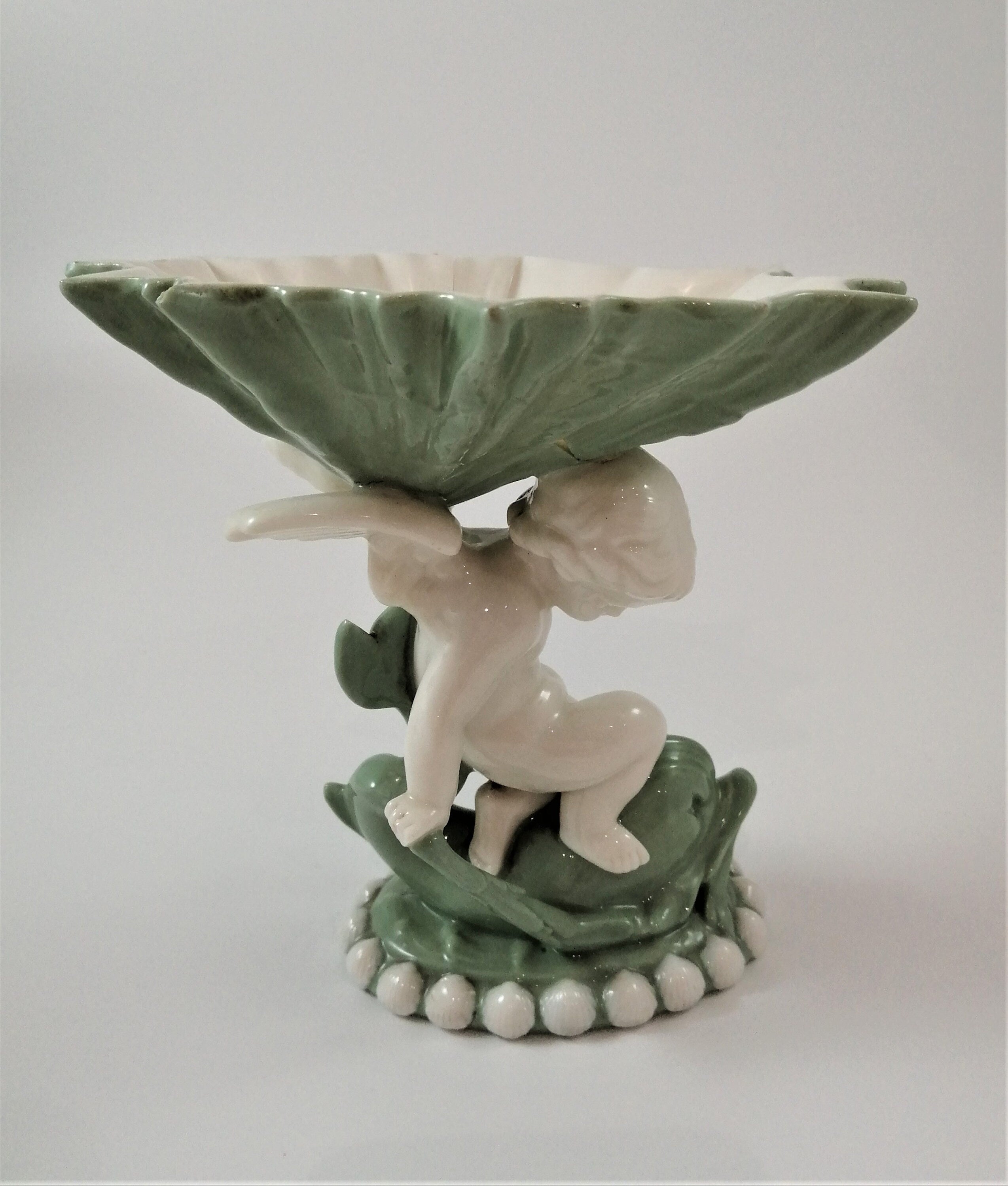 Antique Minton Cherub Compotes: Victorian Porcelain Sweetmeat Dishes, 1873