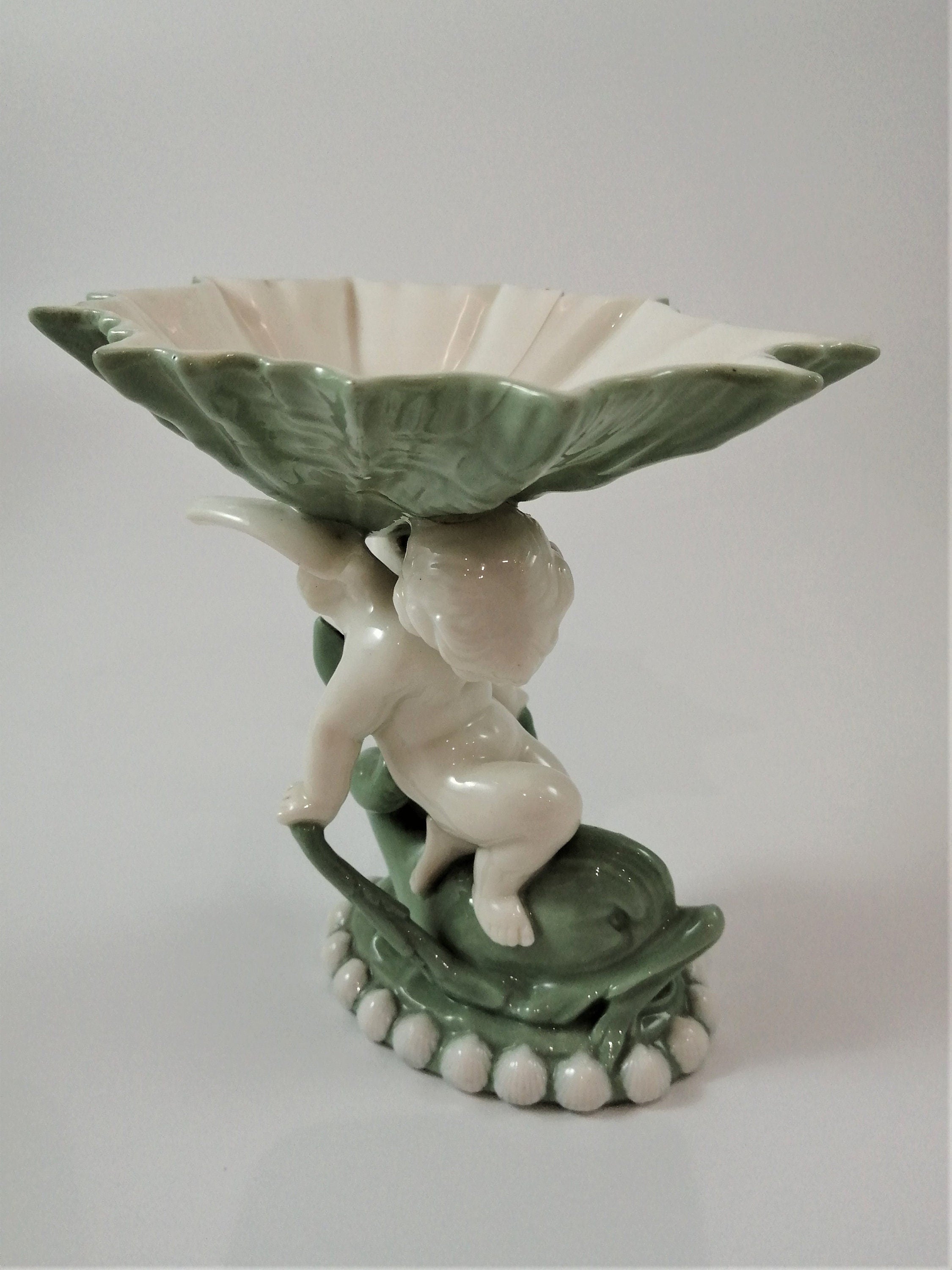 Antique Minton Cherub Compotes: Victorian Porcelain Sweetmeat Dishes, 1873