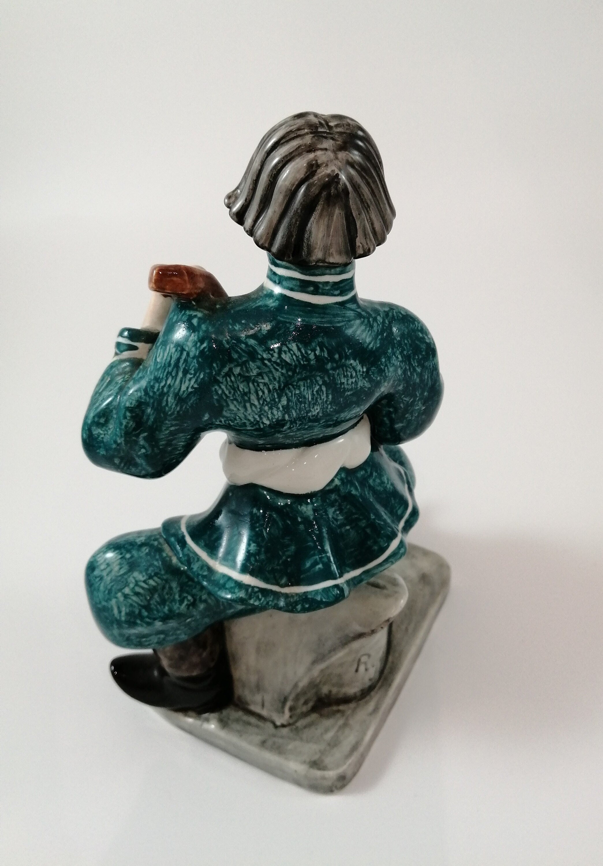 Goldscheider Cossack Figurines: Art Deco Staffordshire Pottery, c 1940s
