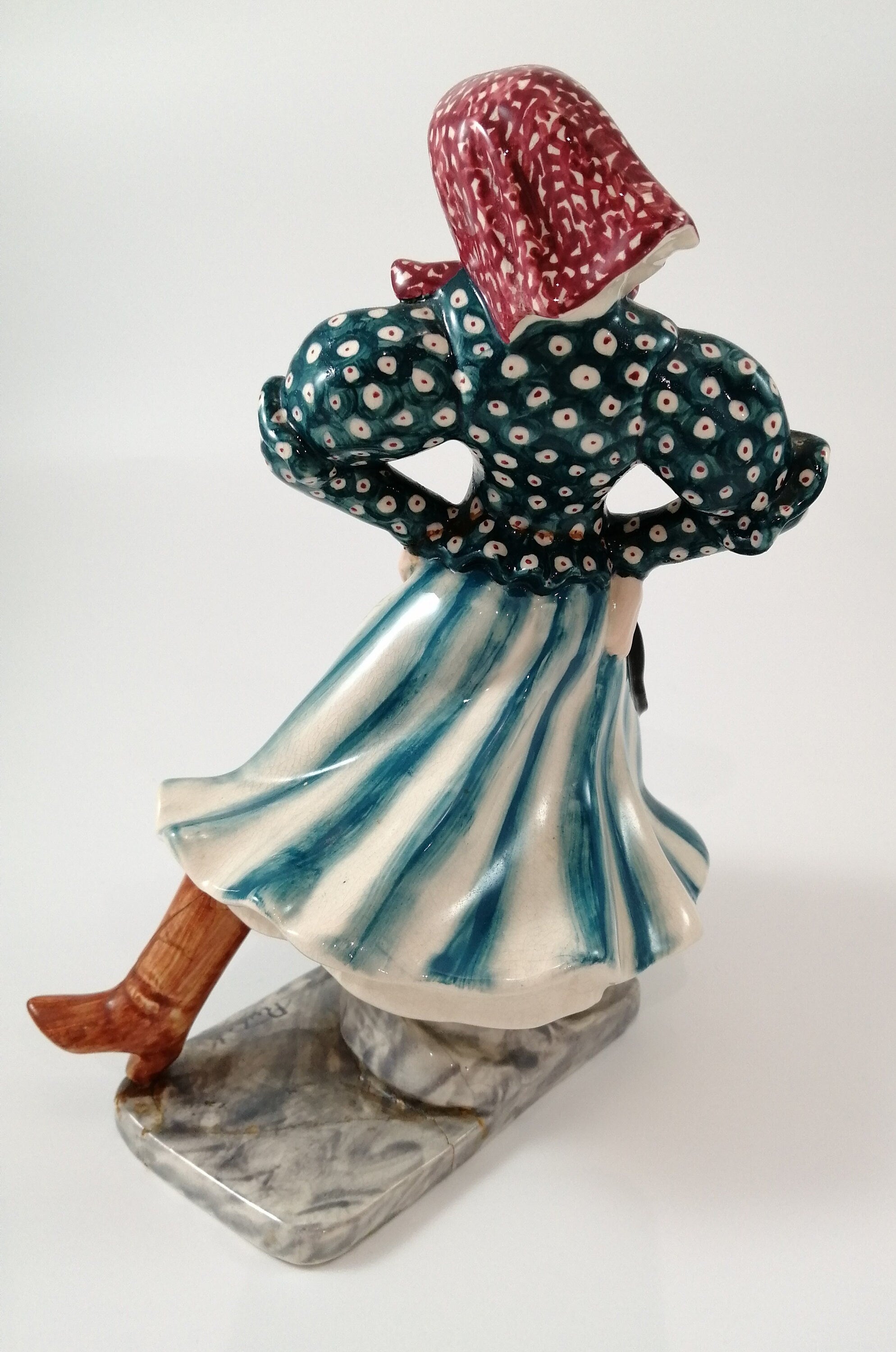 Goldscheider Cossack Figurines: Art Deco Staffordshire Pottery, c 1940s