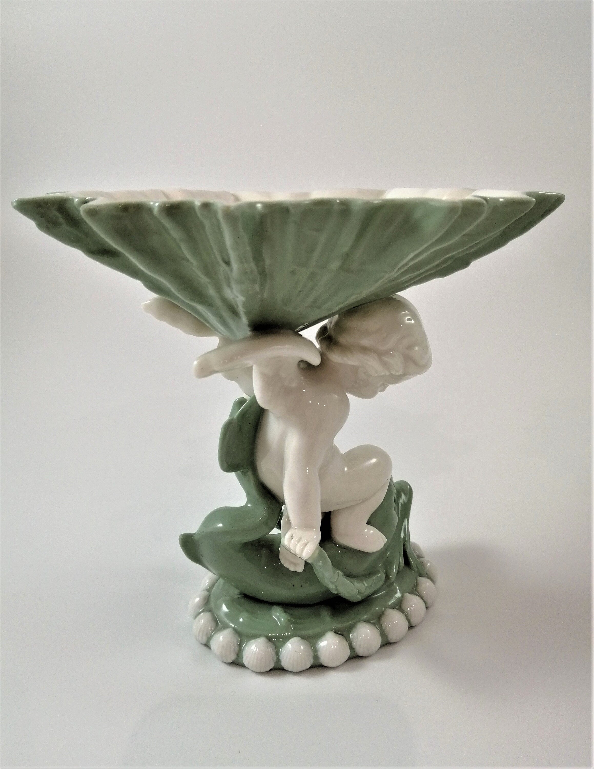 Antique Minton Cherub Compotes: Victorian Porcelain Sweetmeat Dishes, 1873