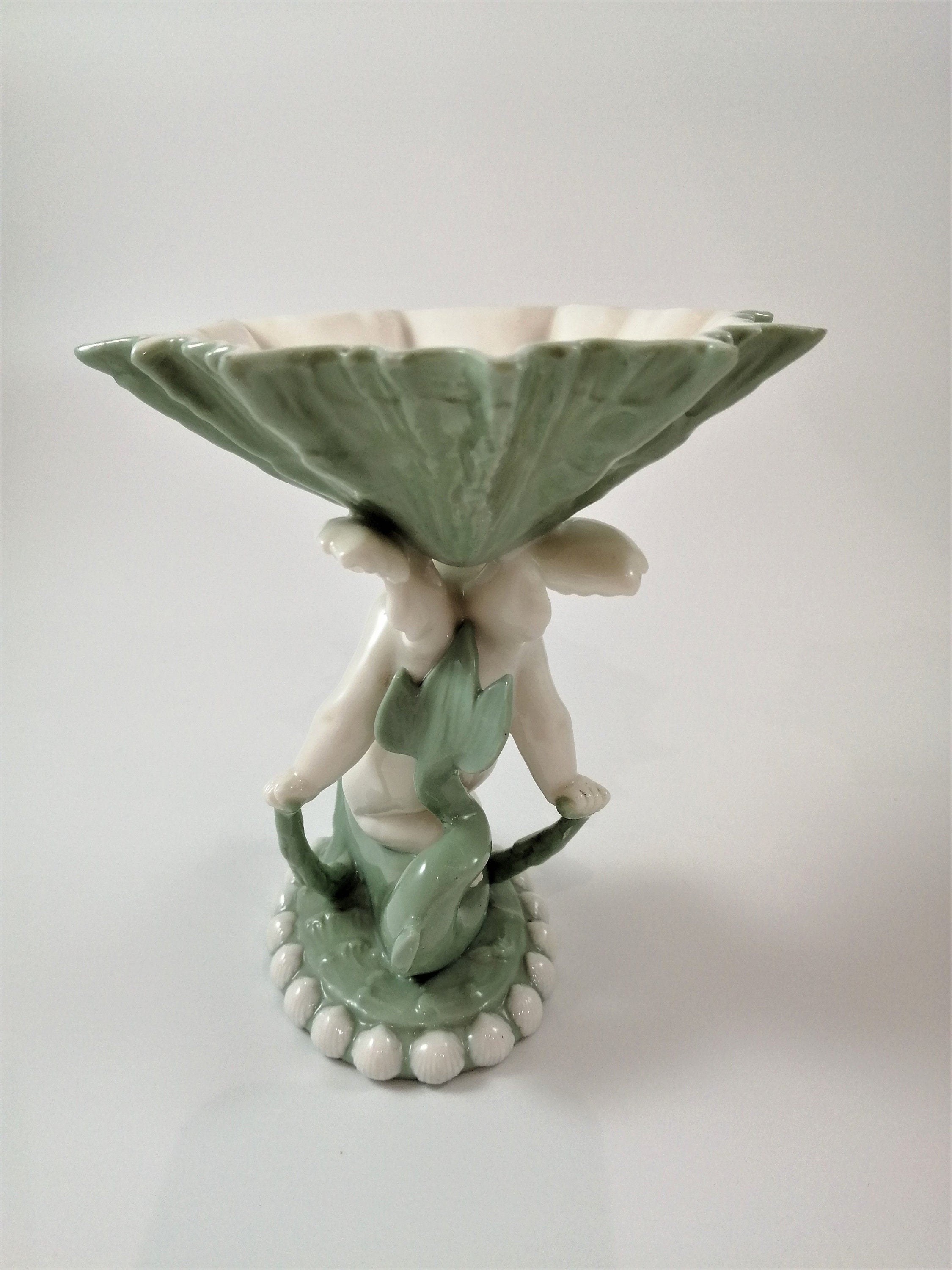 Antique Minton Cherub Compotes: Victorian Porcelain Sweetmeat Dishes, 1873