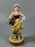 Antique porcelain figurine , Capodimonte, 19th century