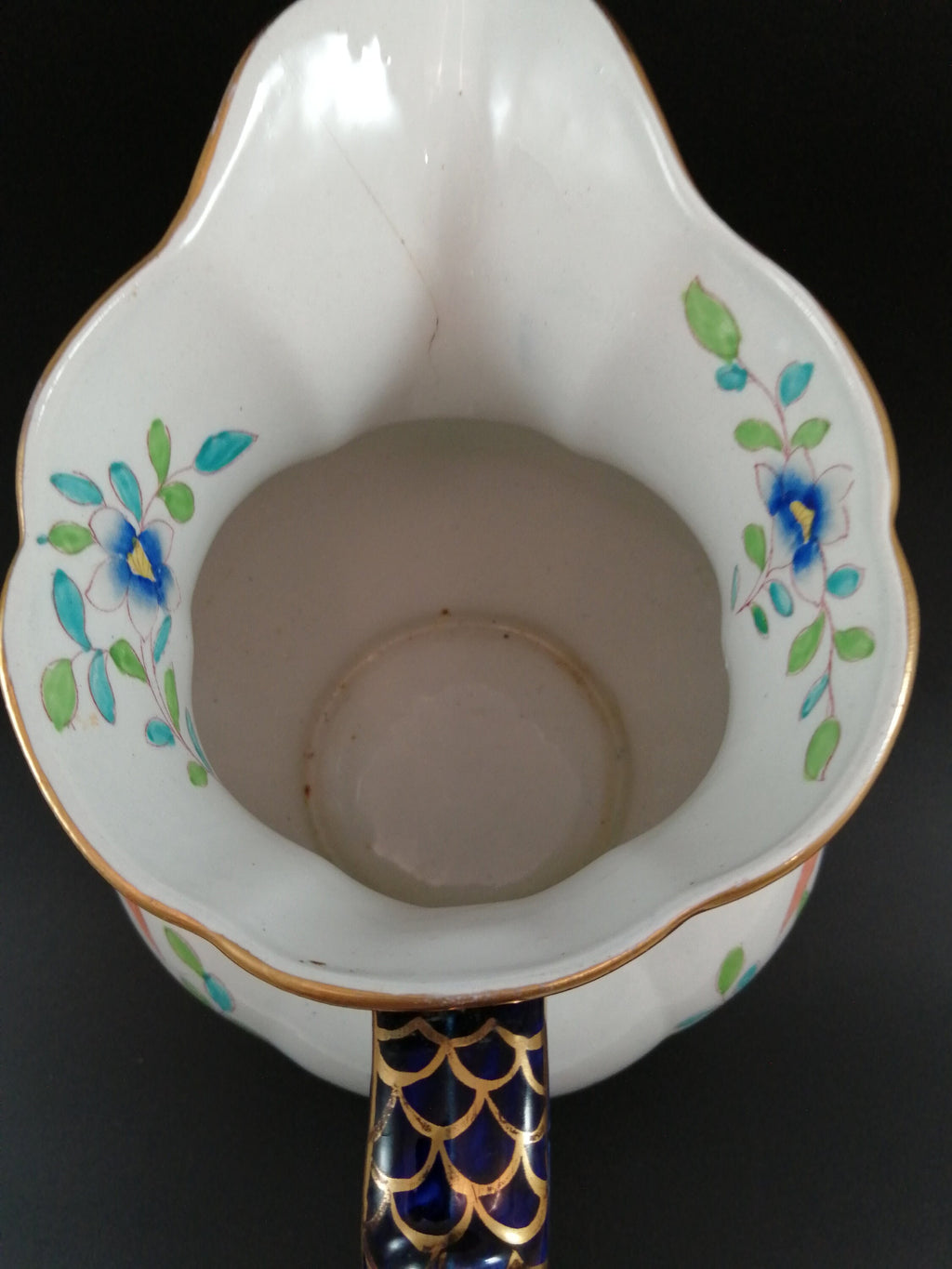 Antique Mason's Ironstone Pitcher and Basin Set: Floral Transferware, c. 1815