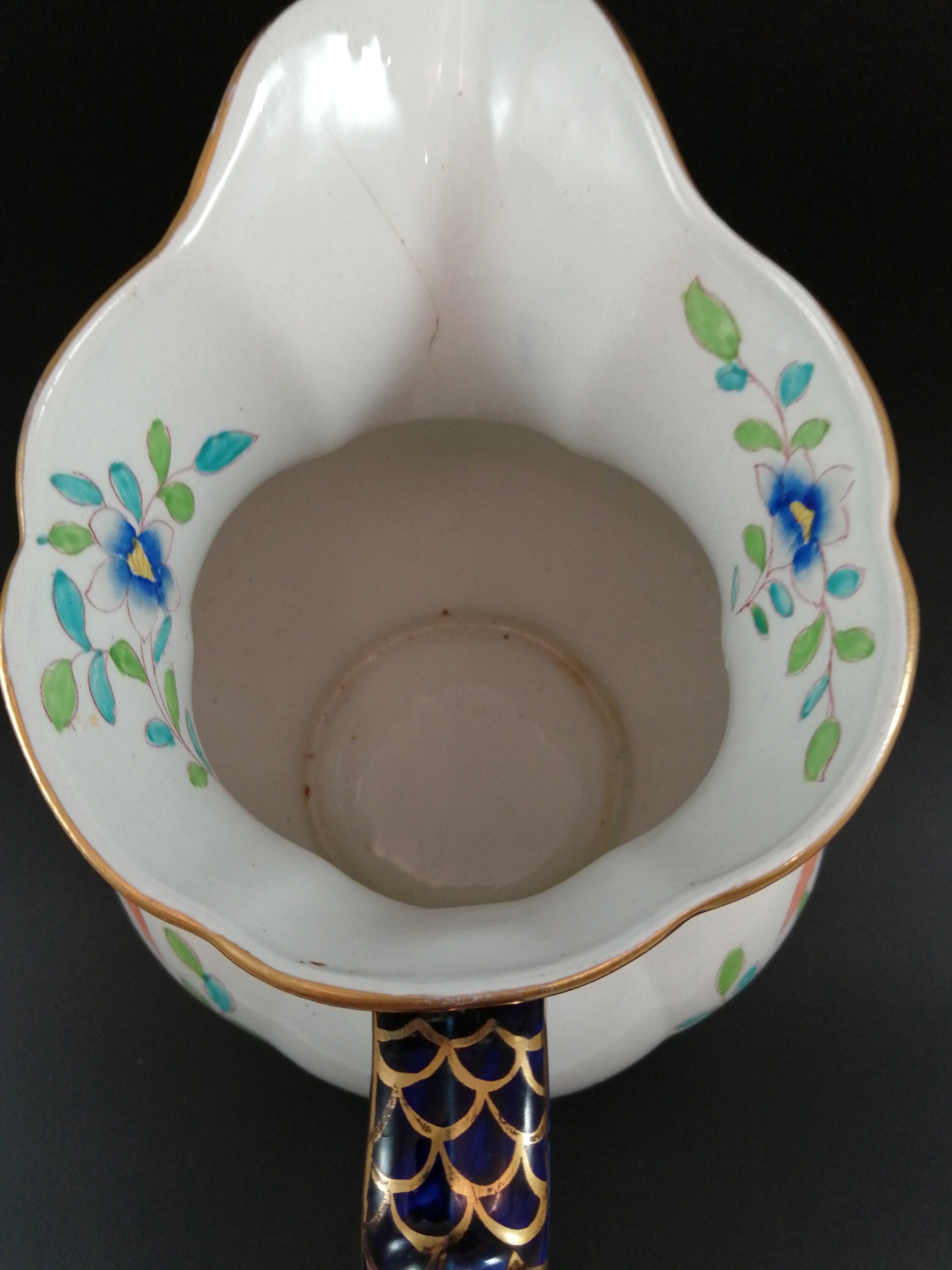 Antique Mason's Ironstone Pitcher and Basin Set: Floral Transferware, c. 1815