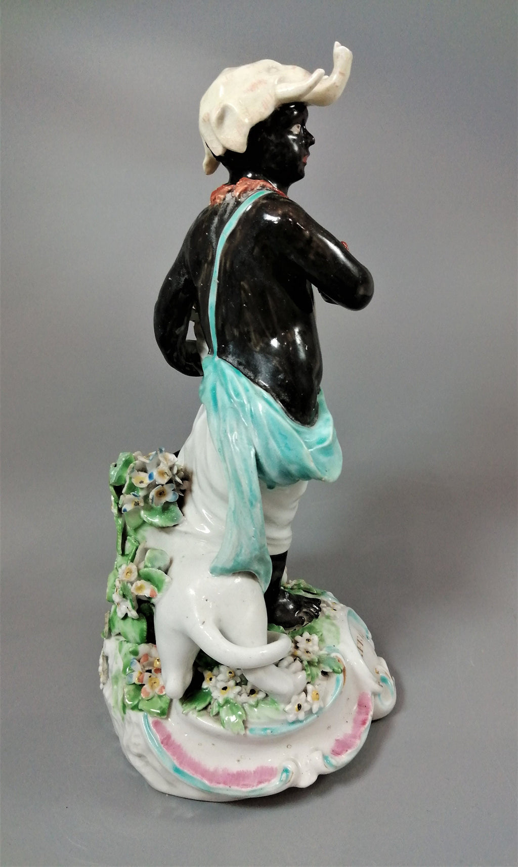 Derby Porcelain "Africa" Figurine: 18th Century English Soft-Paste