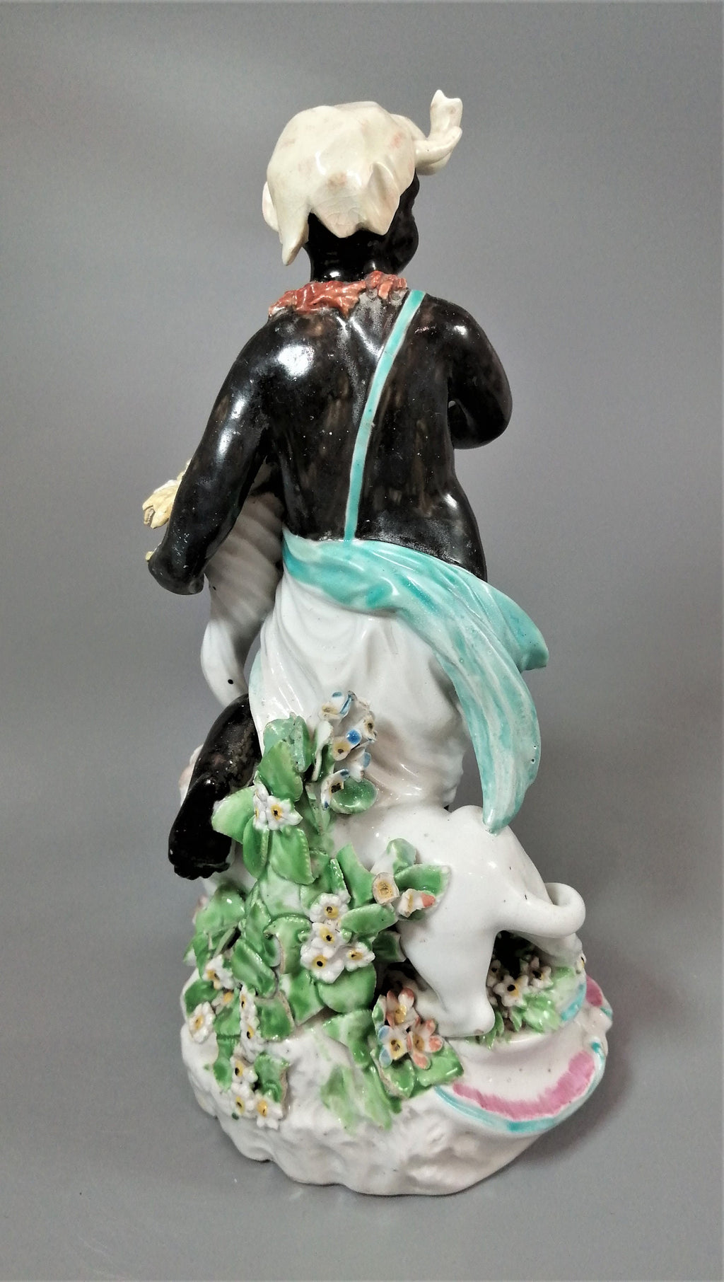 Derby Porcelain "Africa" Figurine: 18th Century English Soft-Paste