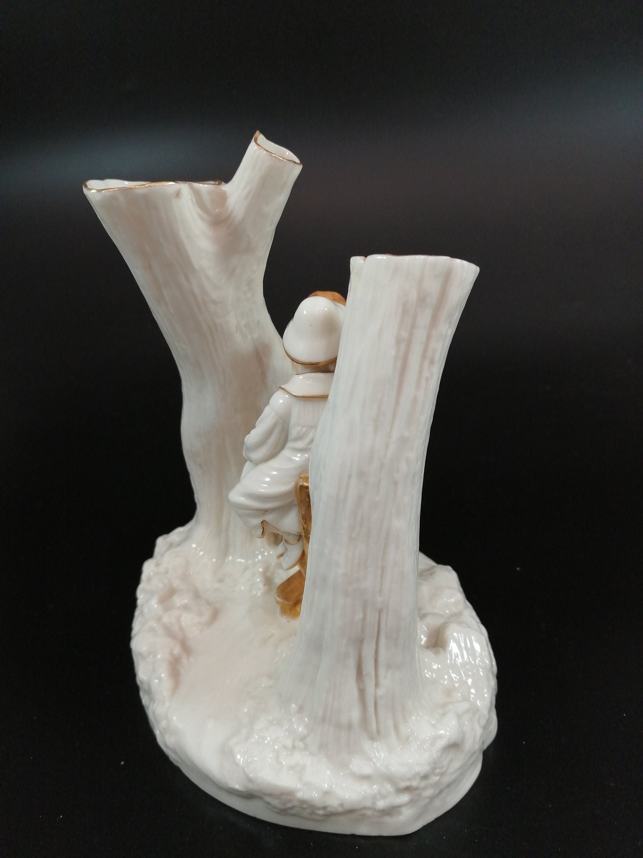 Rare Royal Worcester Porcelain Figurine: Country Courtship, James Hadley 1884