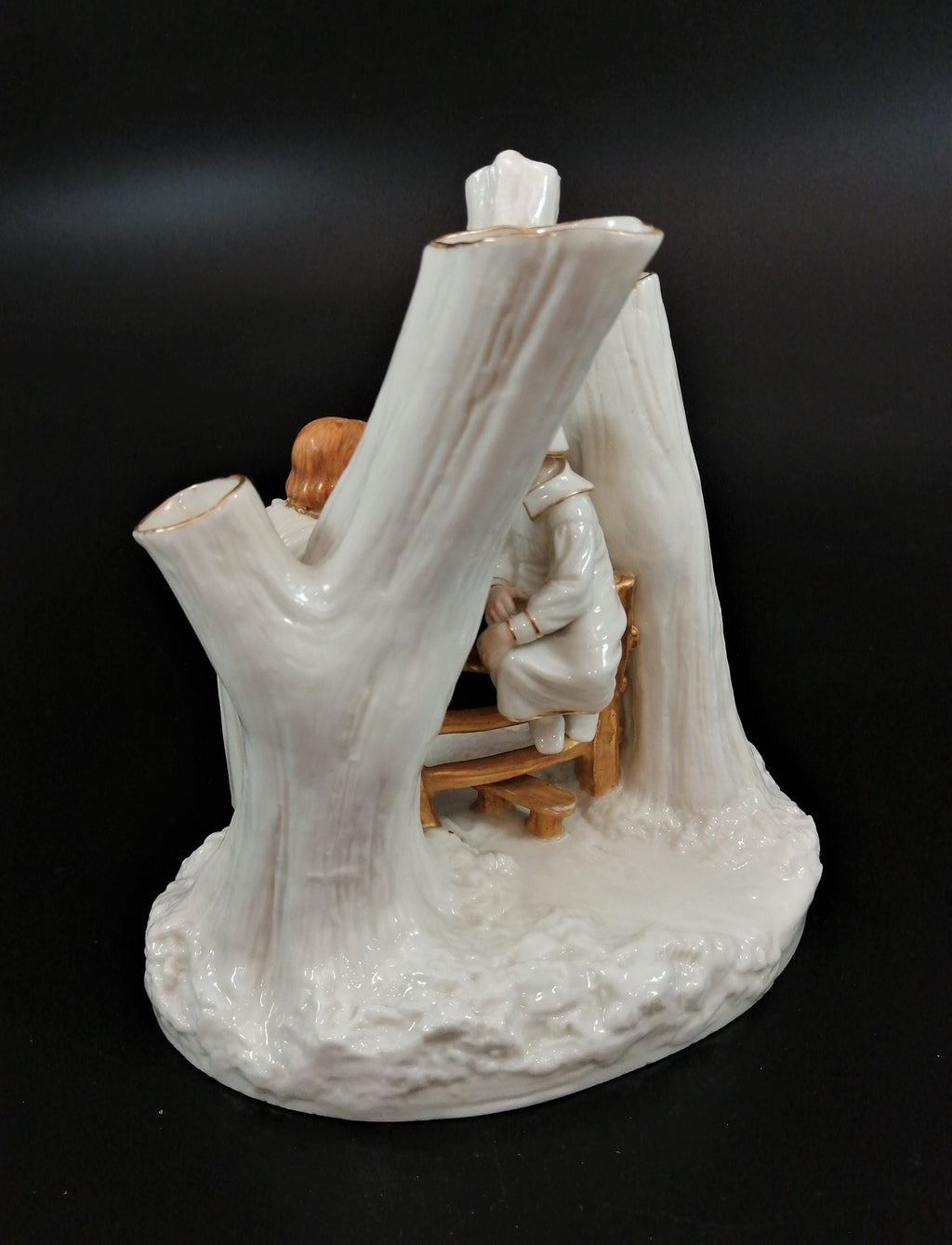 Rare Royal Worcester Porcelain Figurine: Country Courtship, James Hadley 1884