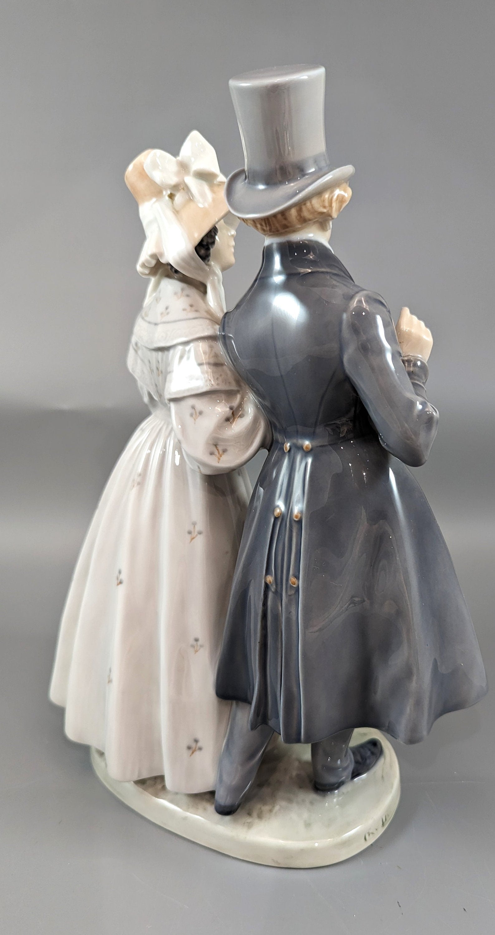 Royal Copenhagen Porcelain Figurine: Victorian Couple, Christian Thomsen Design