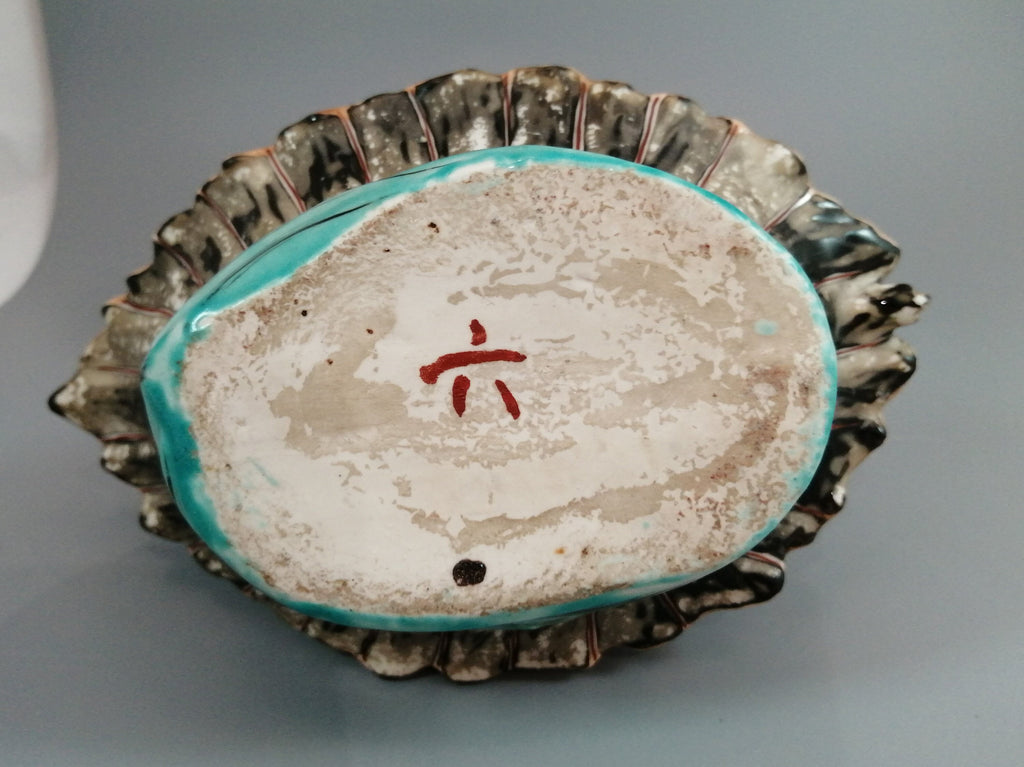 Japanese Kutani censer in the shape of a treasure ship, Takarabune, Meiji period