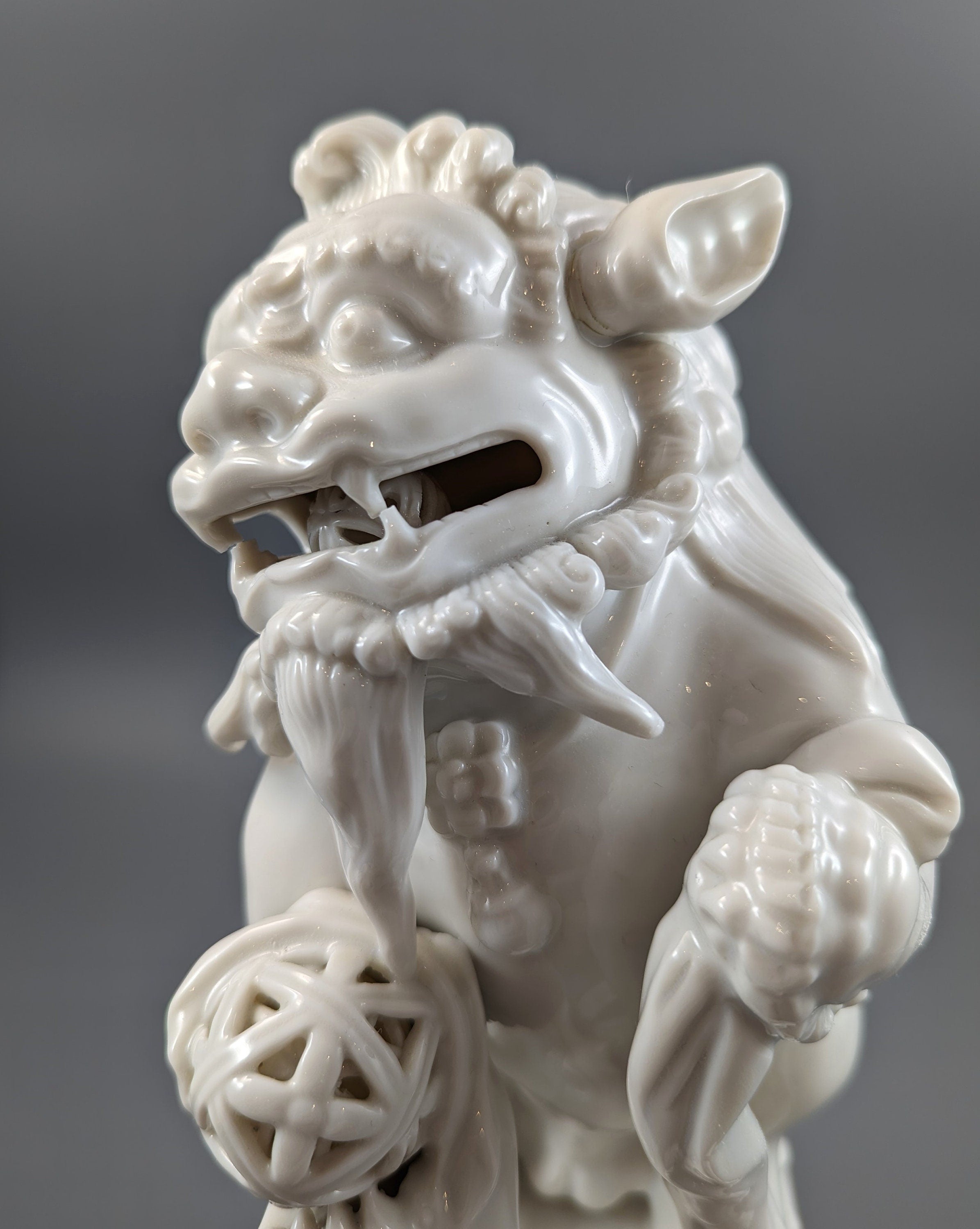 Antique chinese porcelain Blanc De Chine  Foo Dog