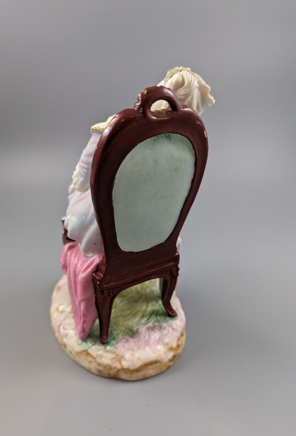 A 19th century Vion et Baury Paris biscuit porcelain figurine of a lady sleeping
