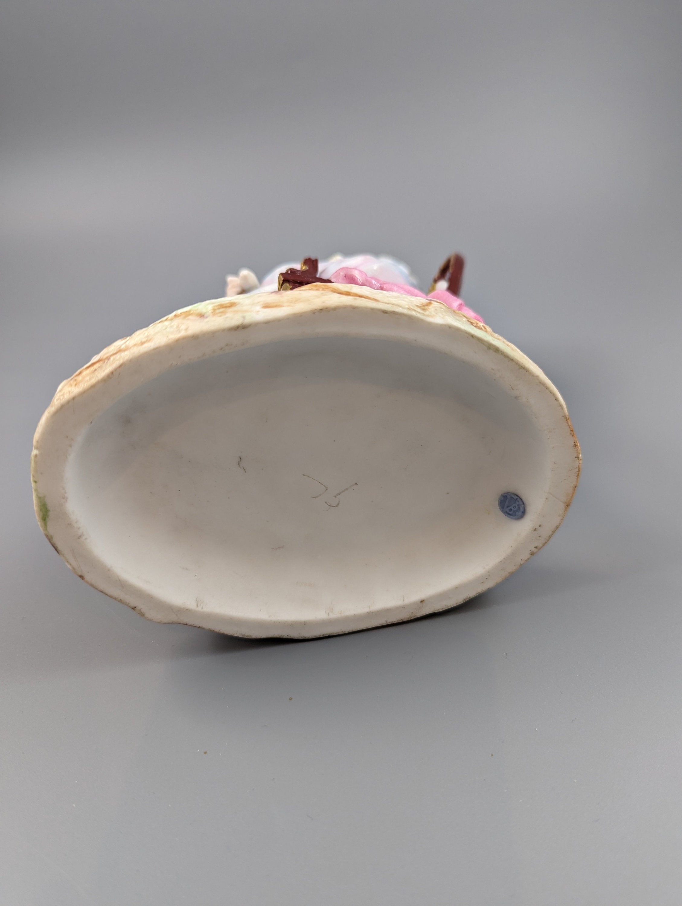A 19th century Vion et Baury Paris biscuit porcelain figurine of a lady sleeping