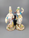 John Bevington figural candlesticks, c. 1880